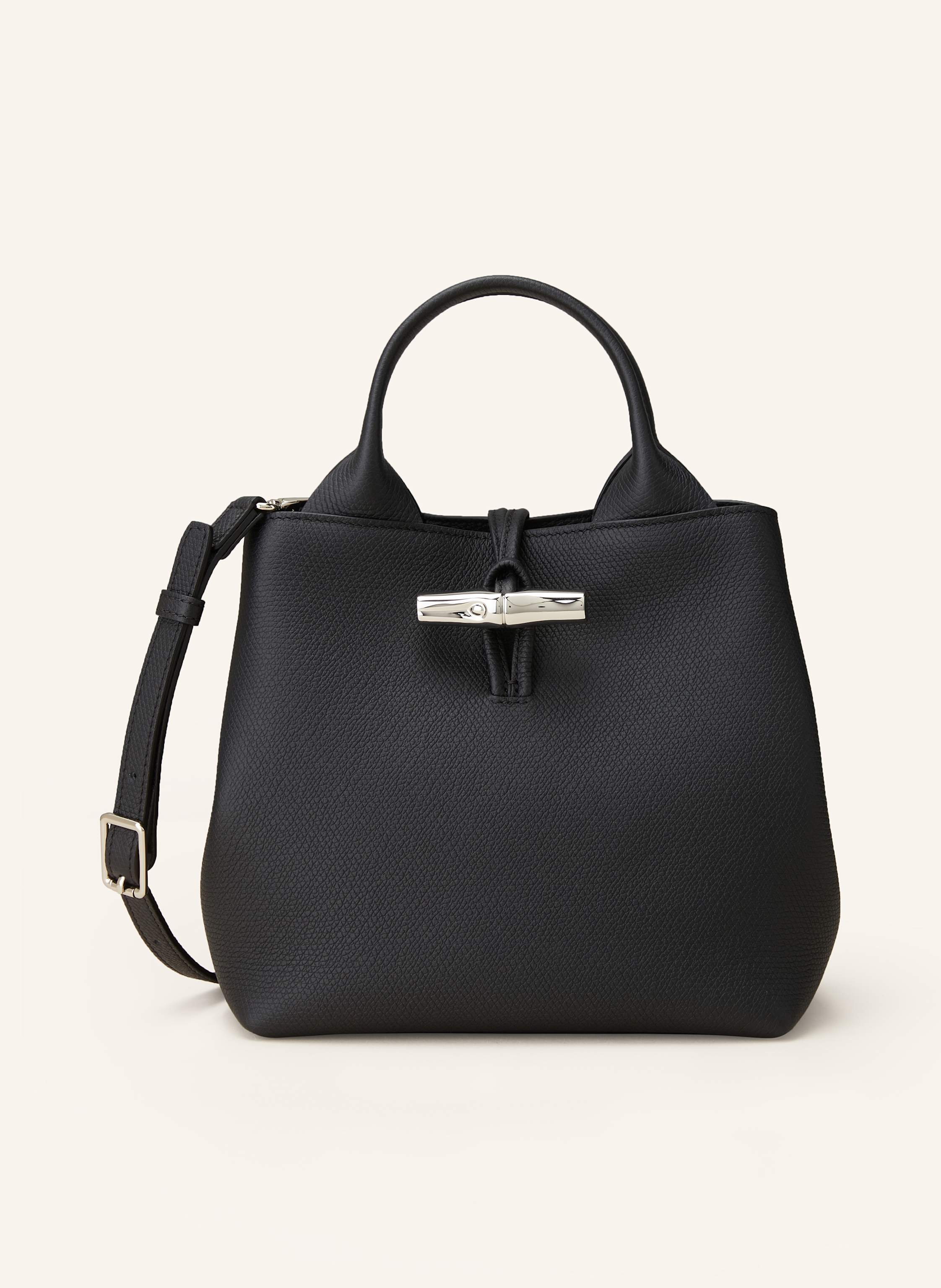LONGCHAMP Umhangetasche LE ROSEAU SMALL in schwarz