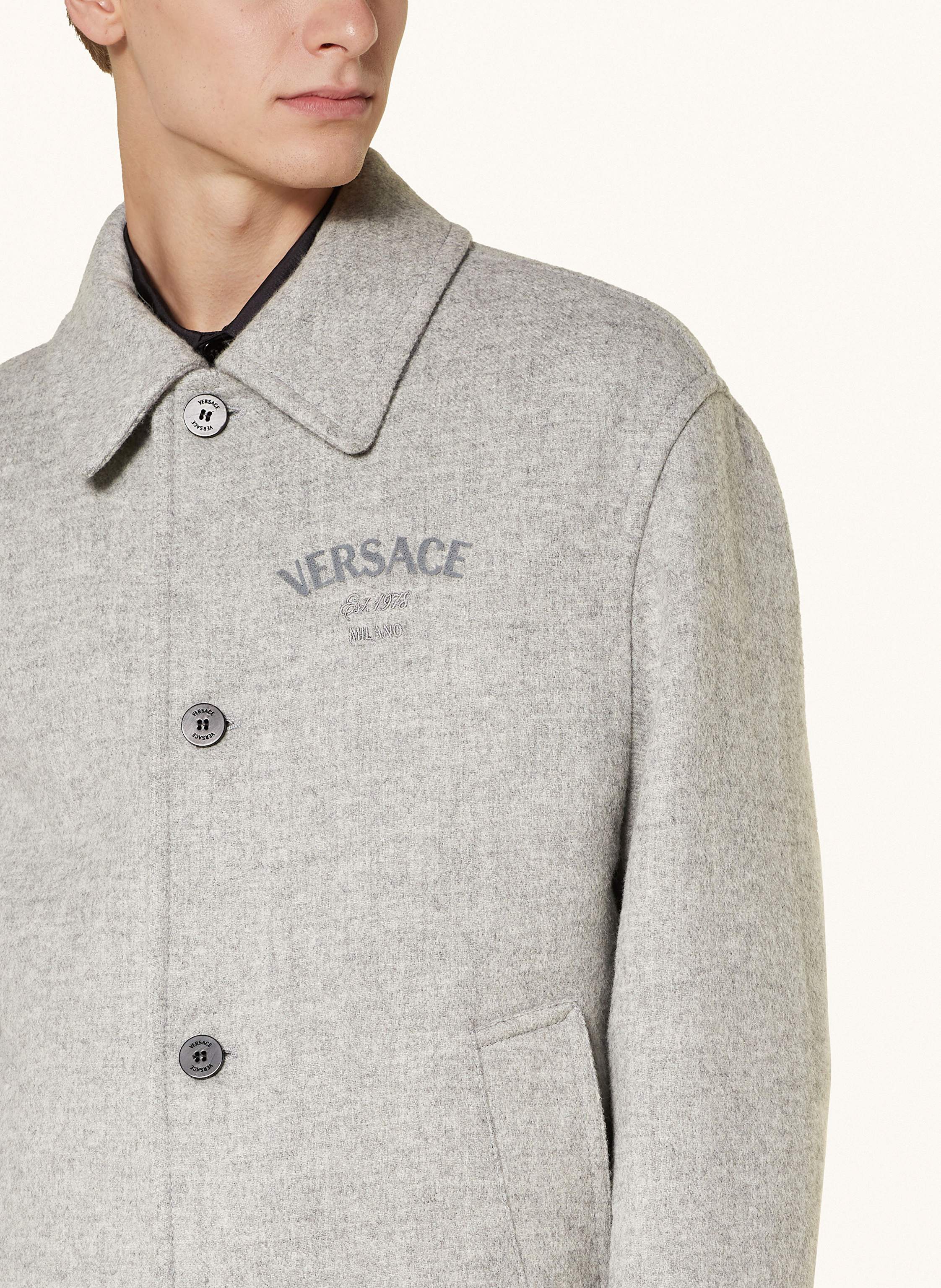 Thumbnail - Versace Overjacket grau