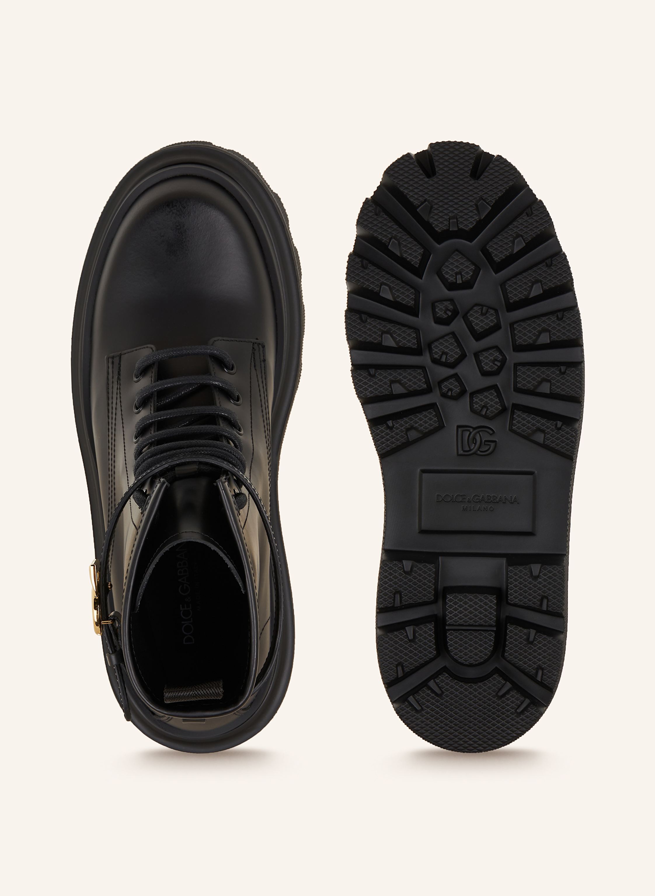 Thumbnail - Dolce & Gabbana Schnürboots schwarz