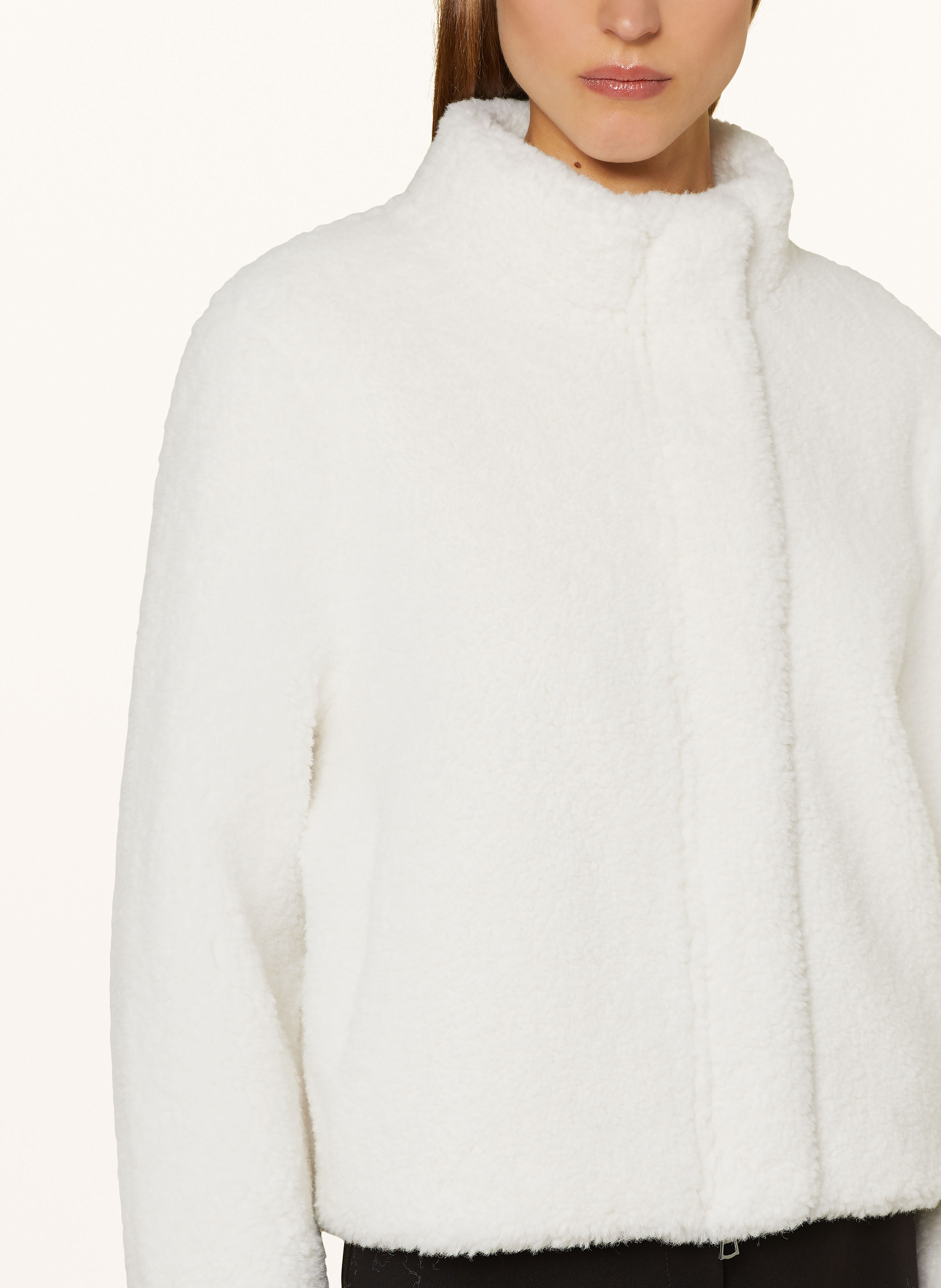 Thumbnail - No.1 Como Teddyfell-Jacke Filipa weiss