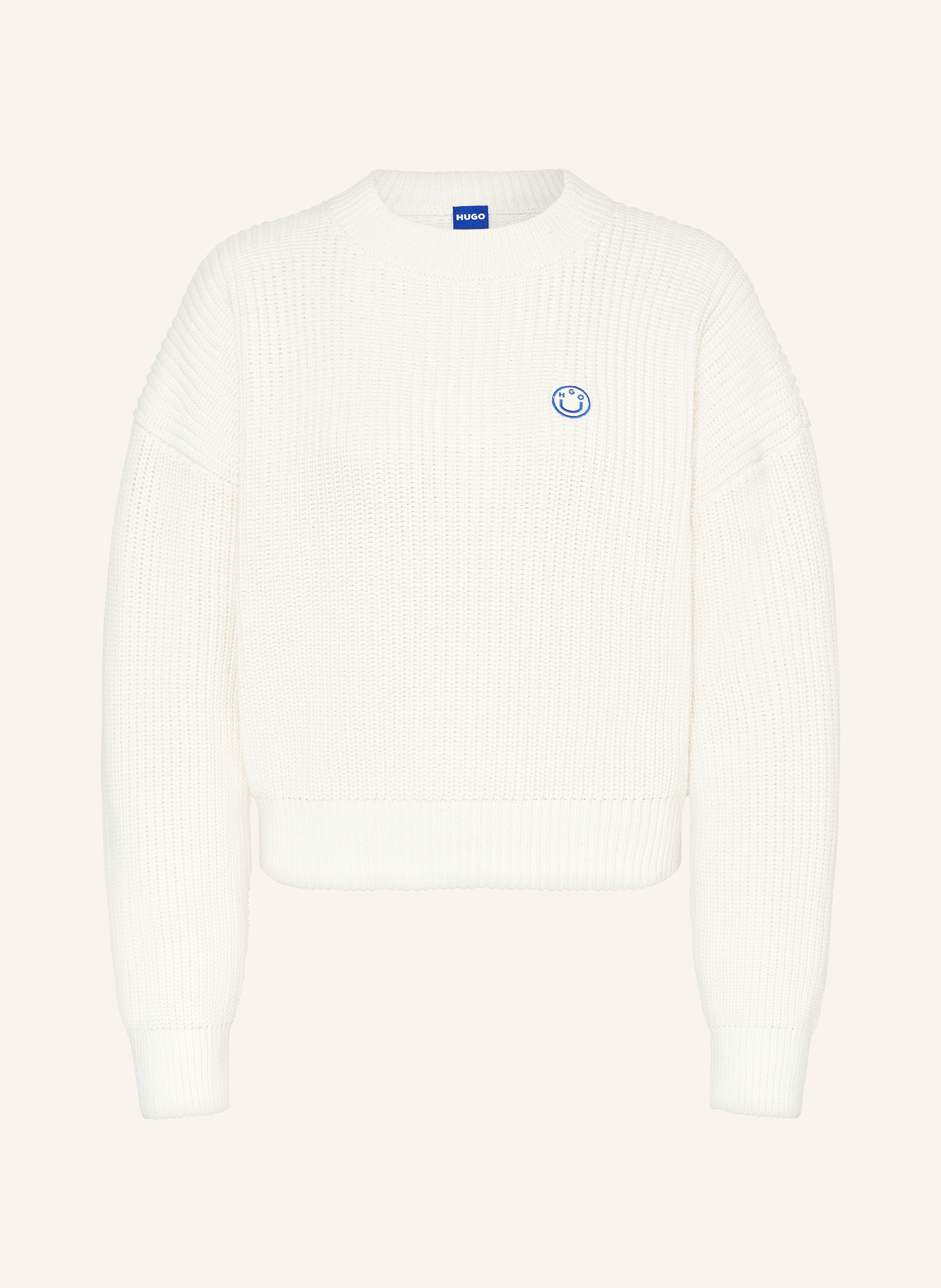 White cropped sweater sale