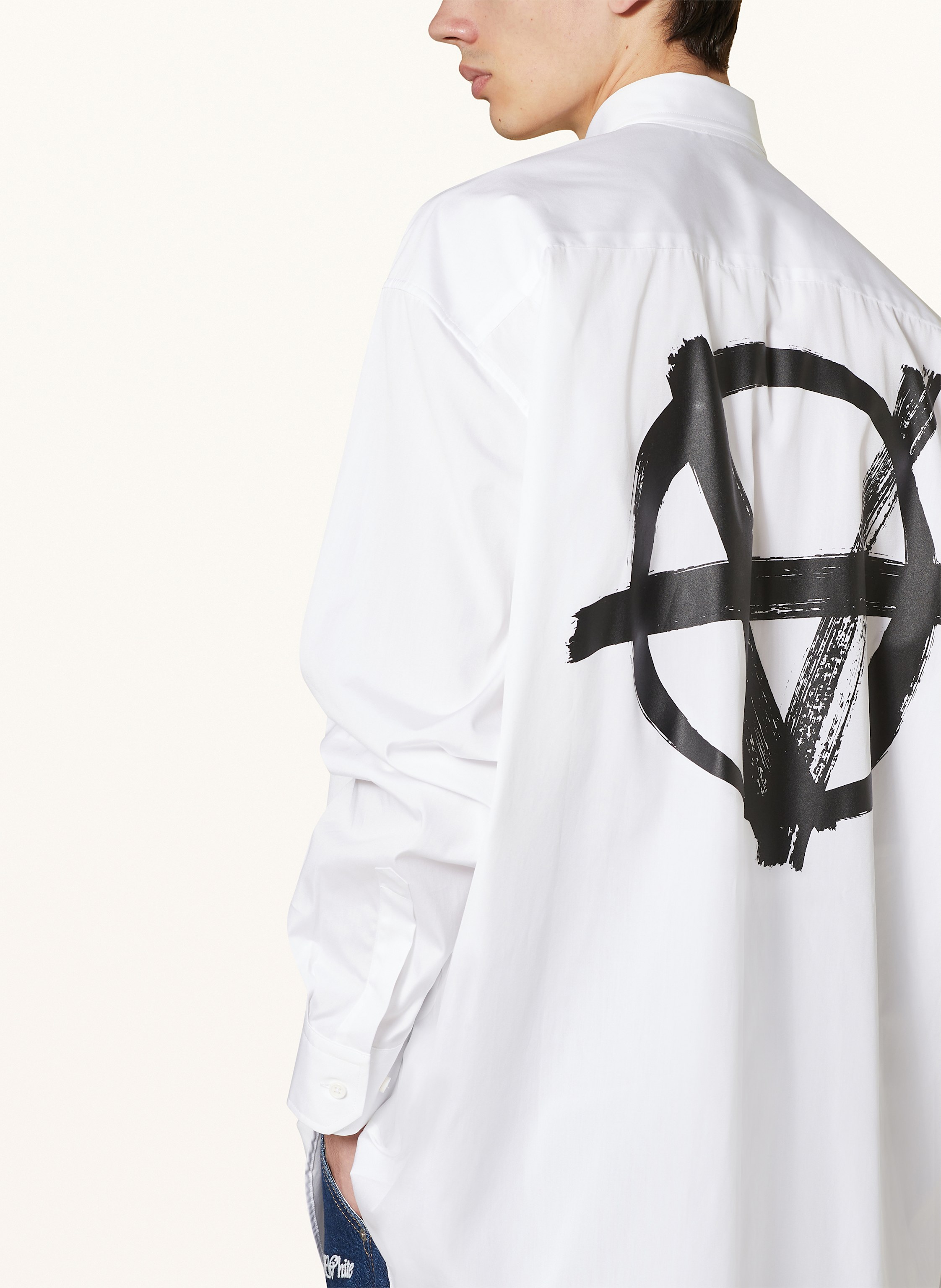 Thumbnail - Vetements Oversized-Hemd Comfort Fit weiss