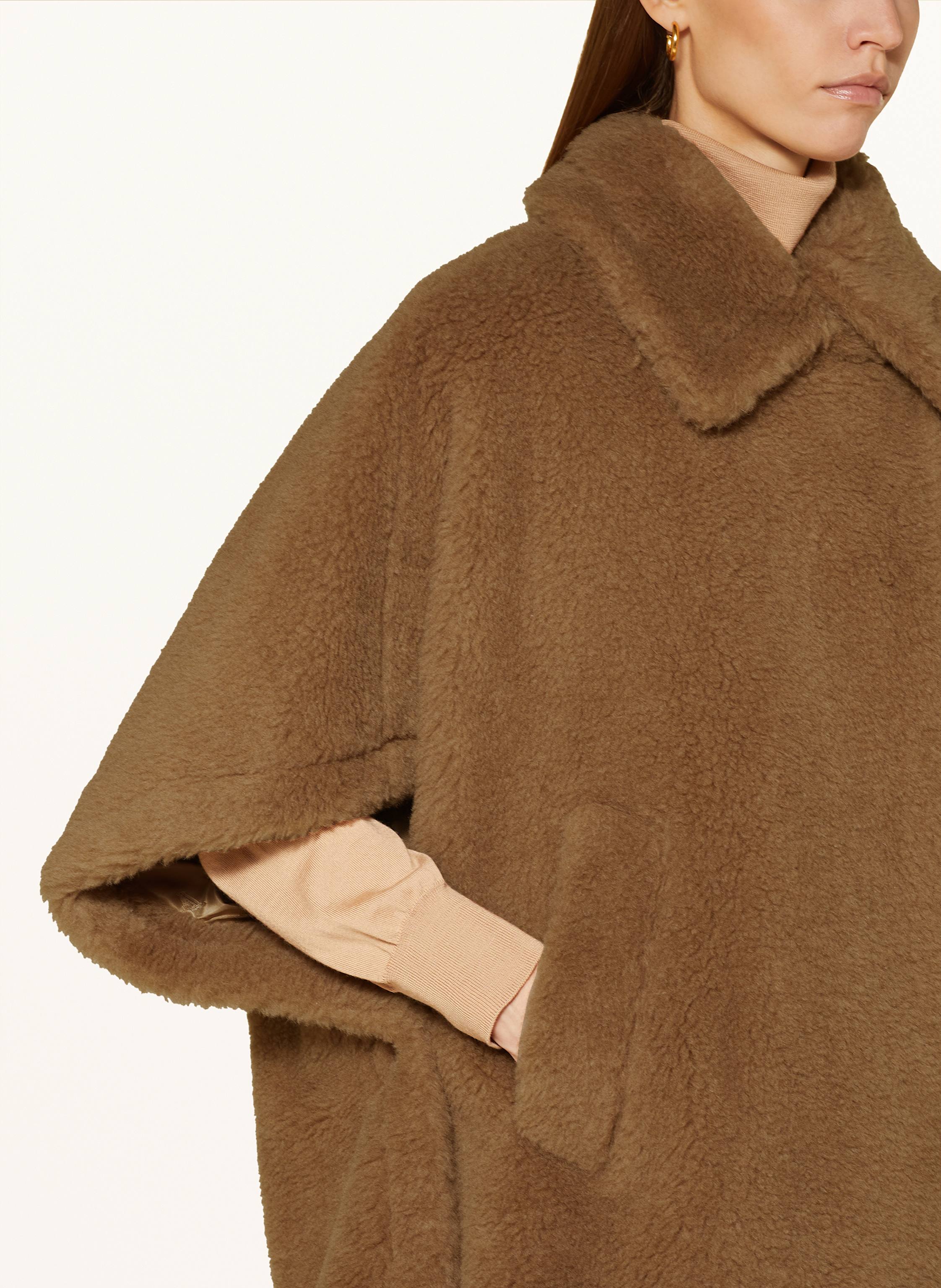 Thumbnail - Max Mara Kamelhaar-Cape Tebe braun