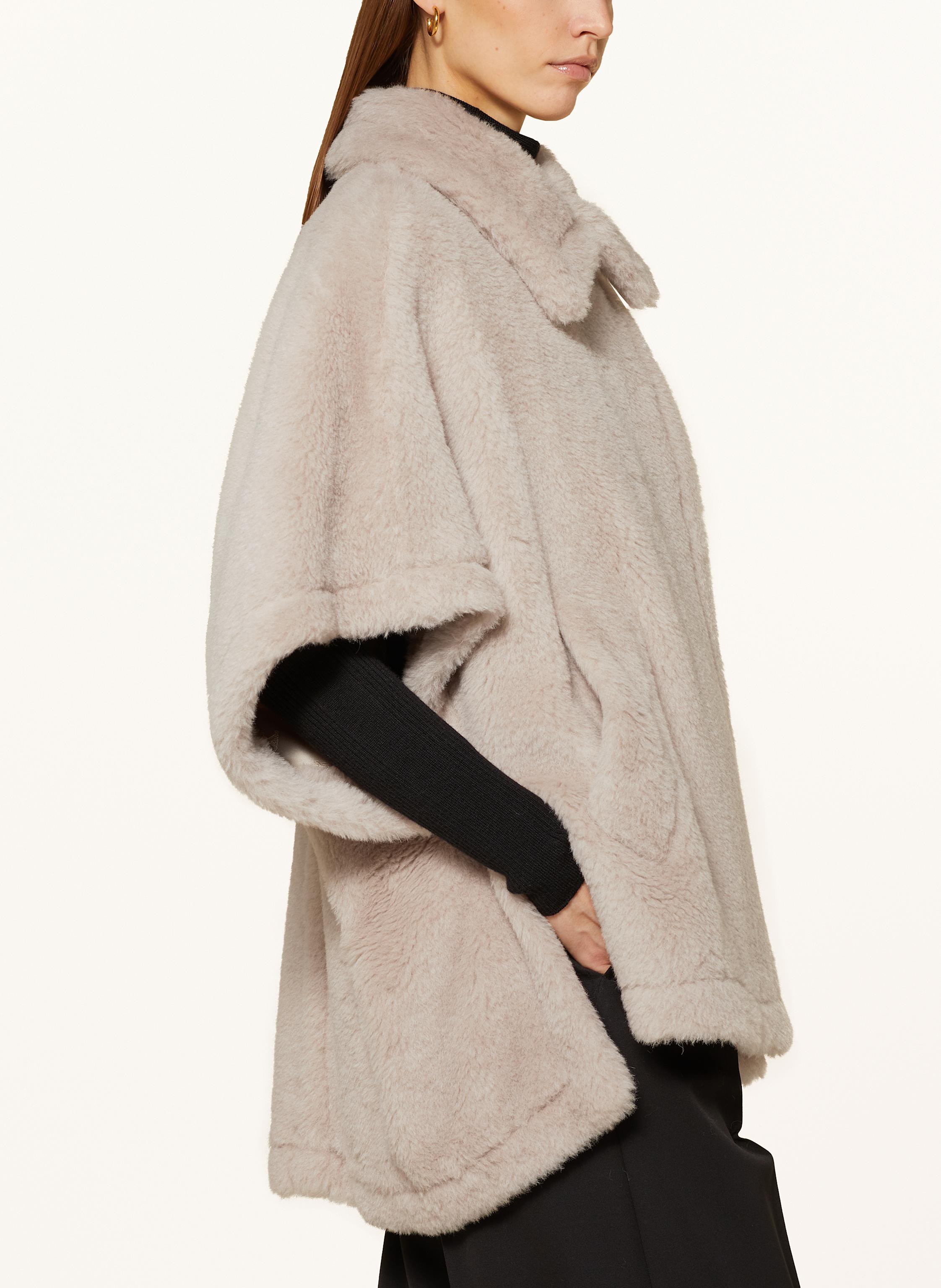 Thumbnail - Max Mara Cape tebe1 Mit Alpaka beige