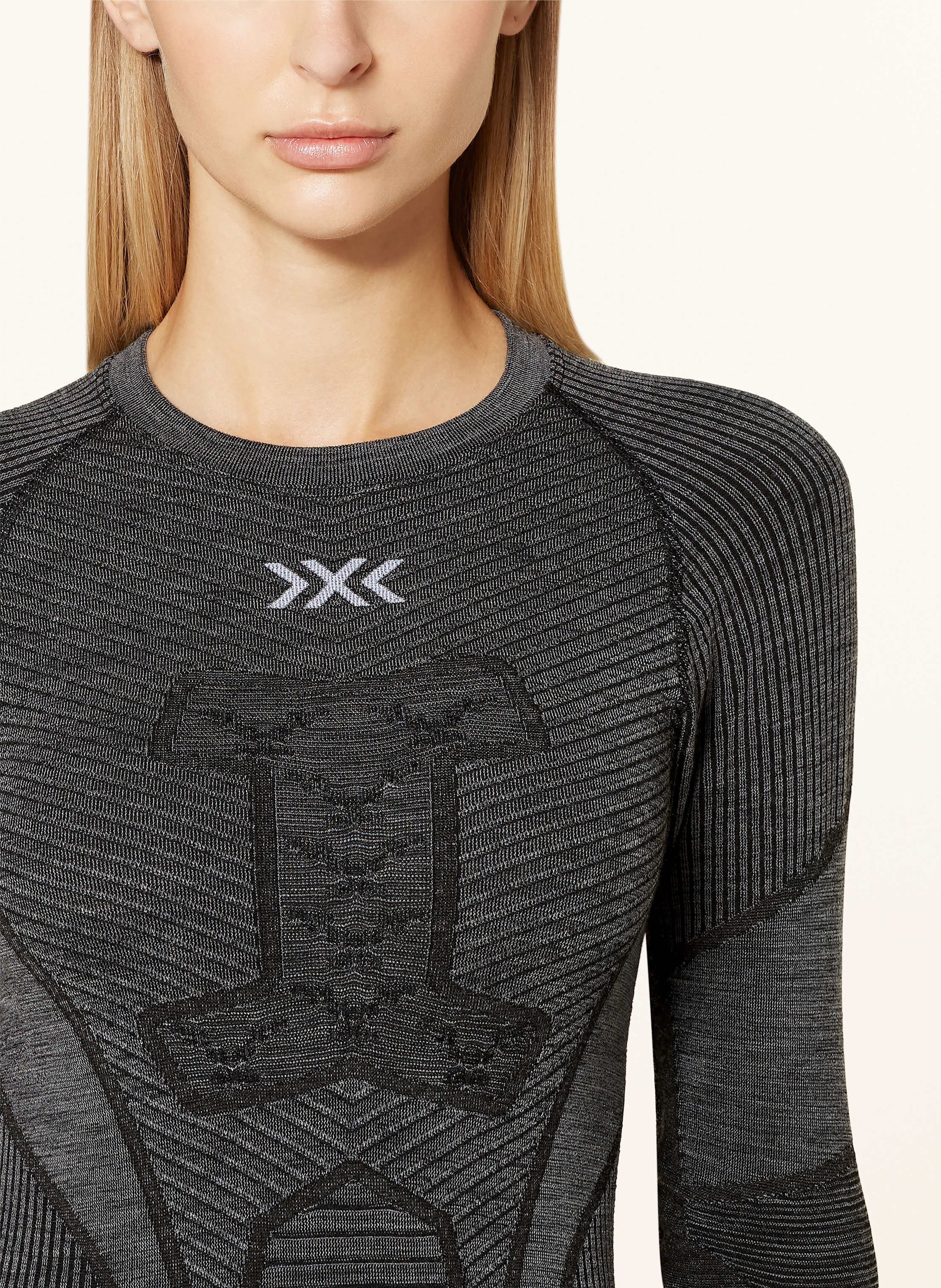 Thumbnail - X-Bionic Funktionswäsche-Shirt Symbio Merino Aus Merinowolle grau