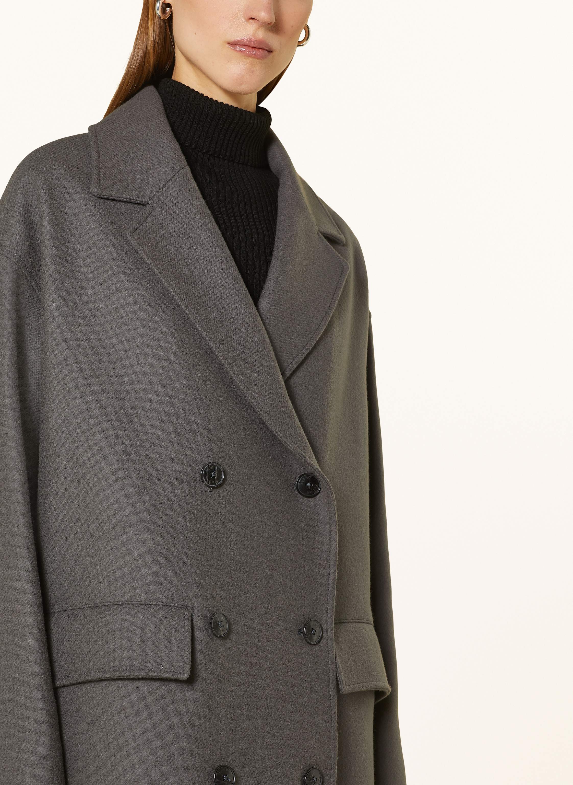 Thumbnail - Herno Wollmantel grau