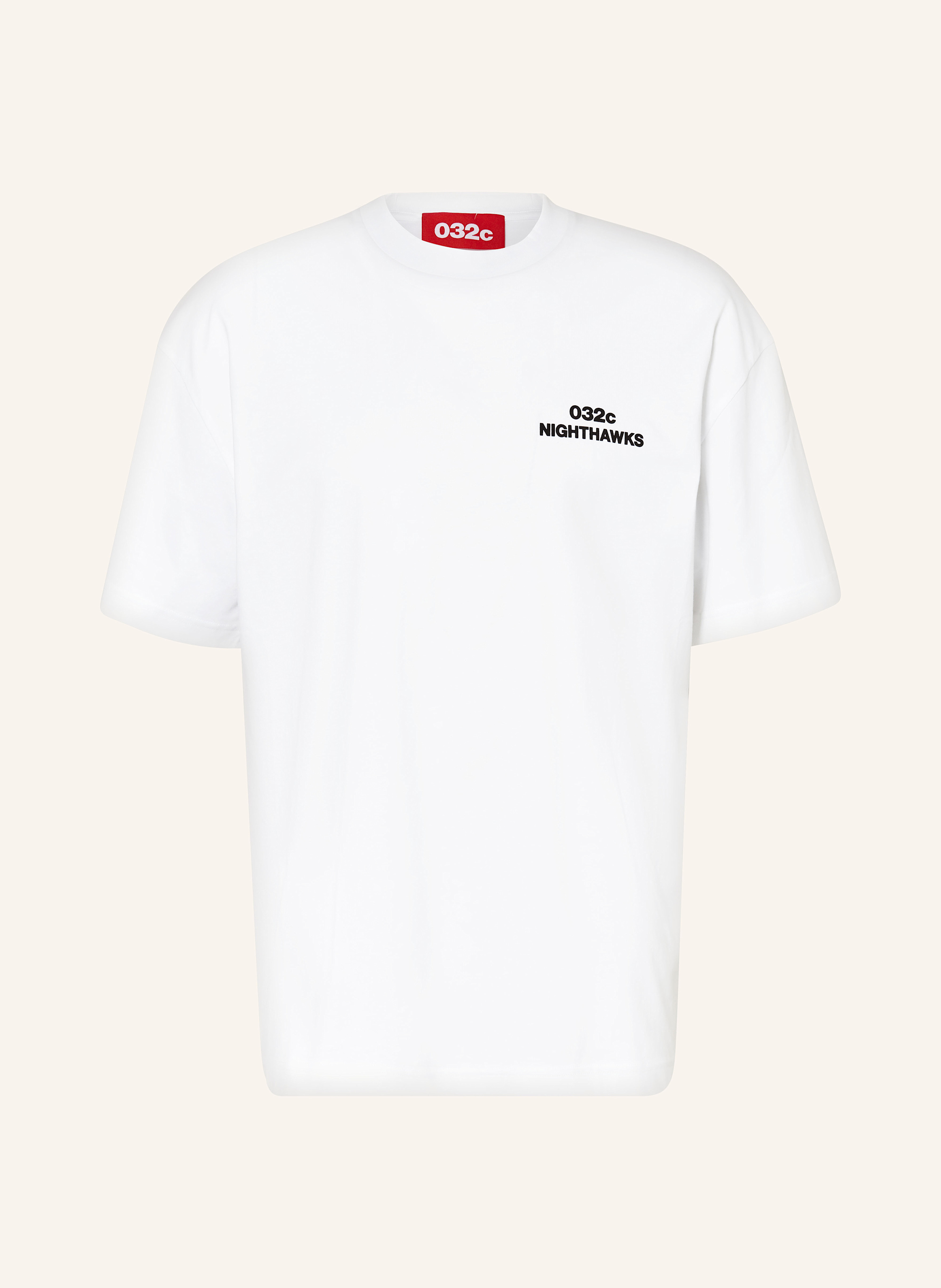 032c T-shirt NIGHTHAWKS in white
