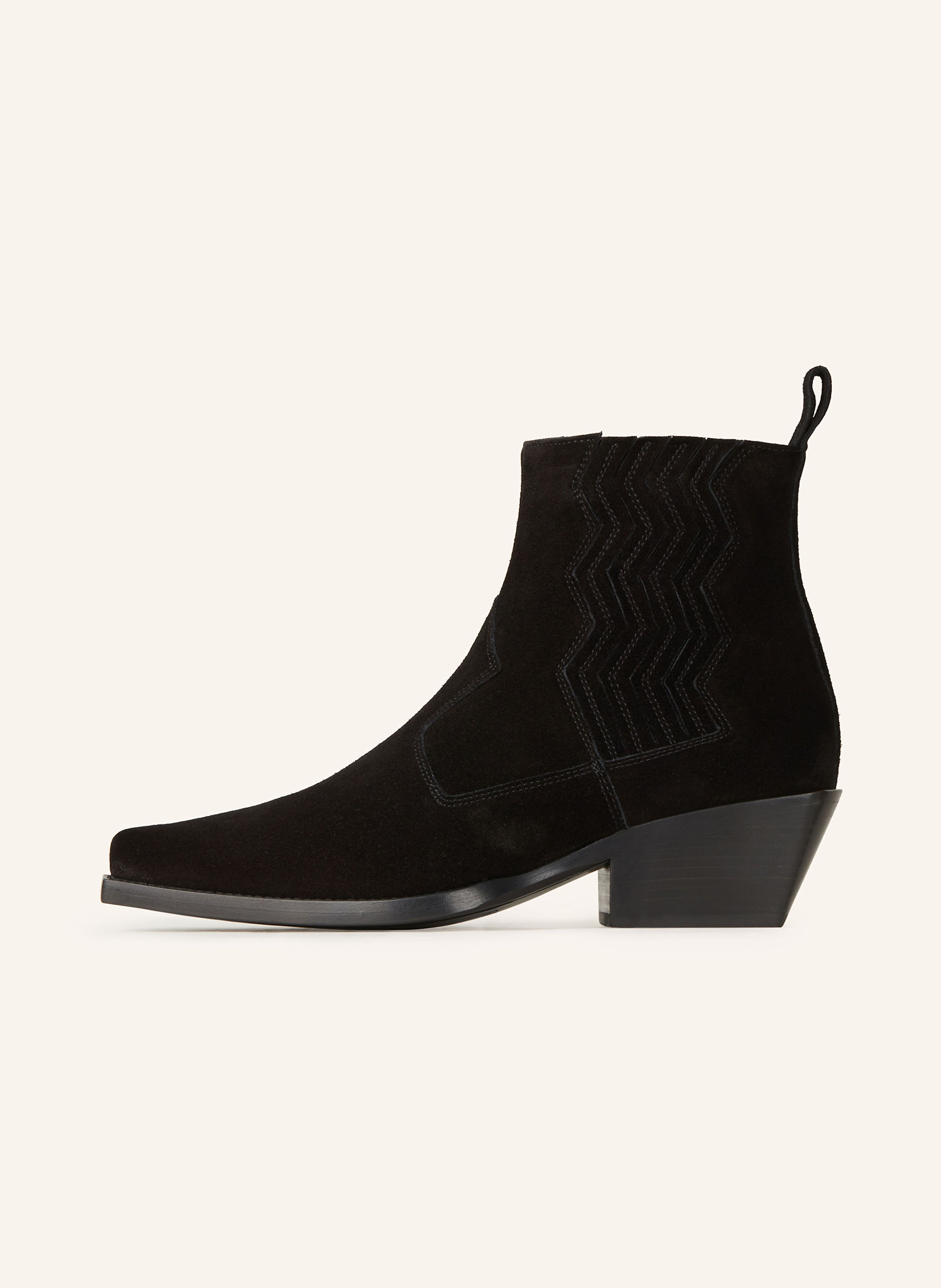 Thumbnail - Free Lance Cowboy Boots Calamity Zigzag 4 schwarz