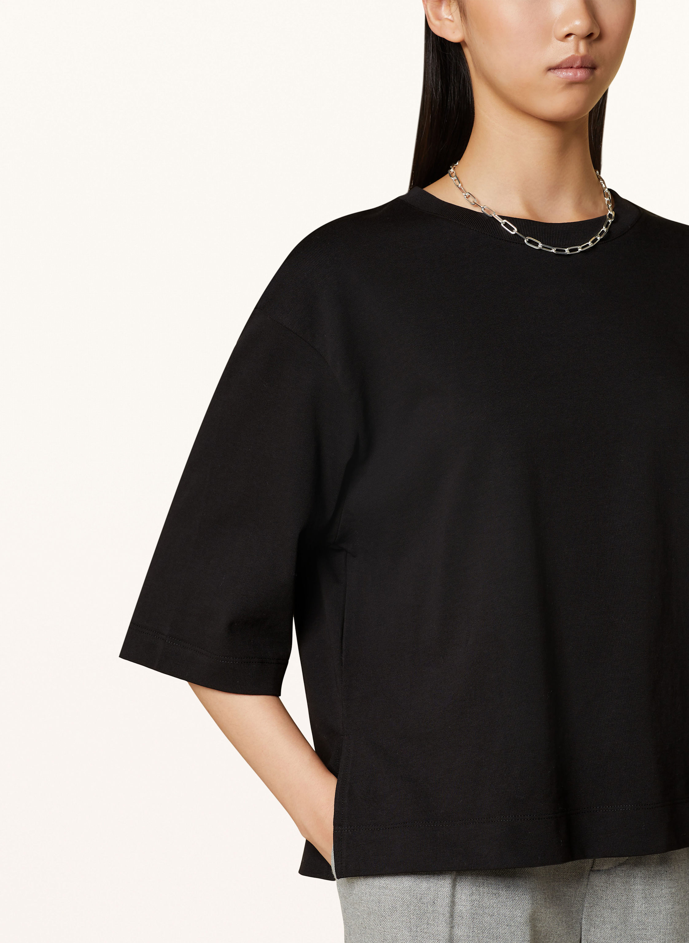Thumbnail - Reiss Oversized-Shirt Cassie schwarz