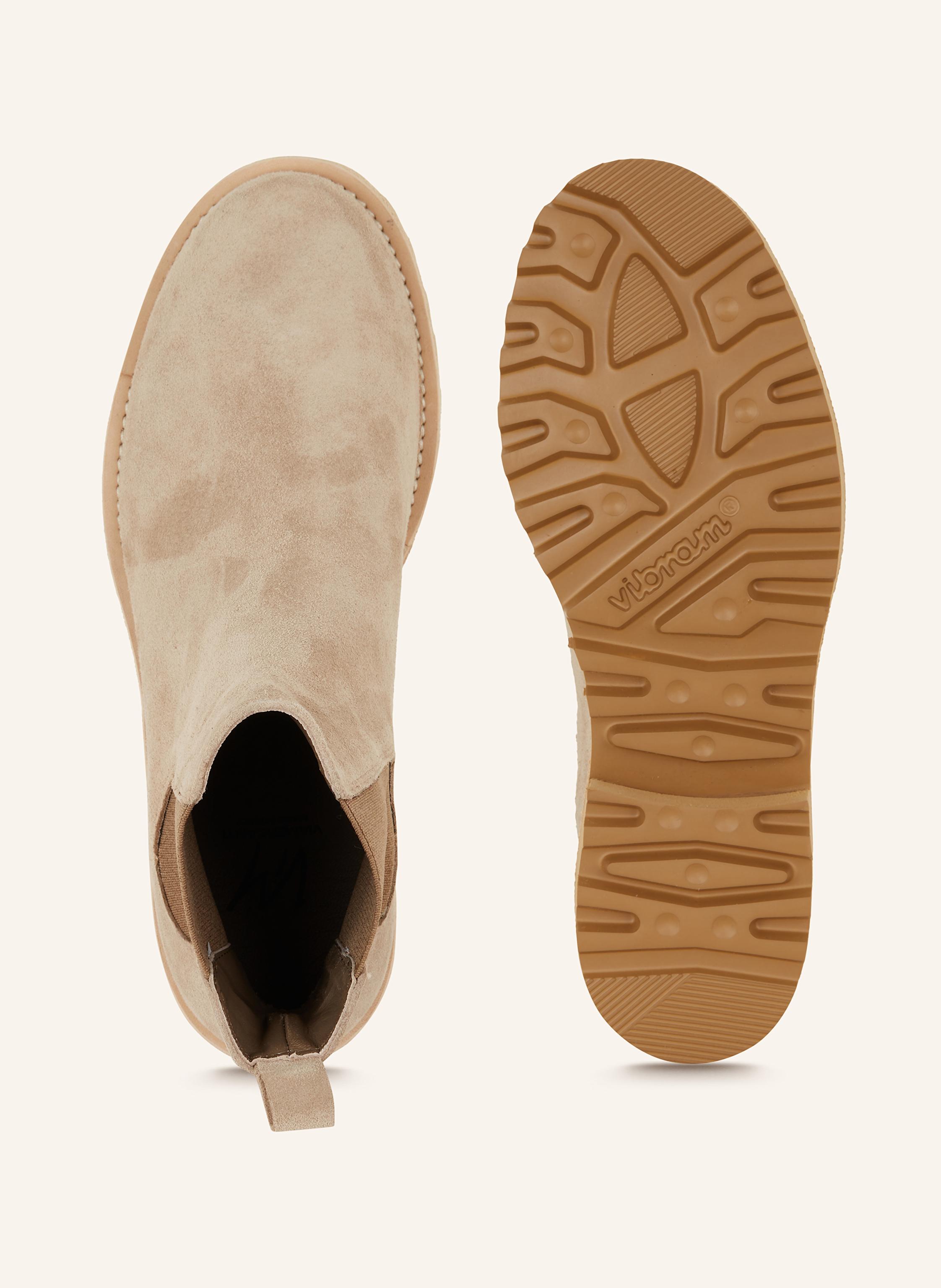 Thumbnail - Viamercanti Chelsea-Boots Olivia beige