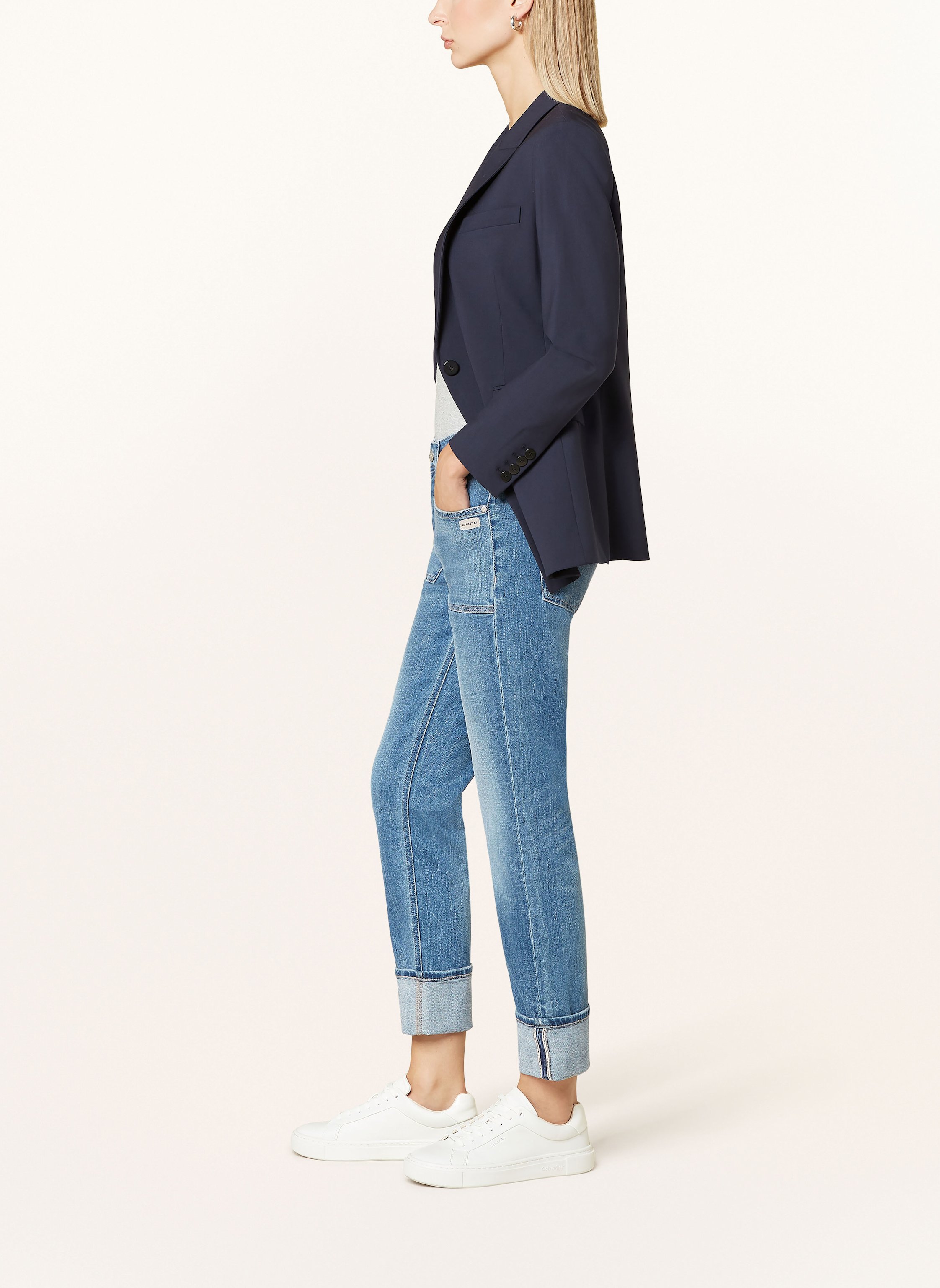 Thumbnail - Gang Boyfriend Jeans 94nica Worker blau