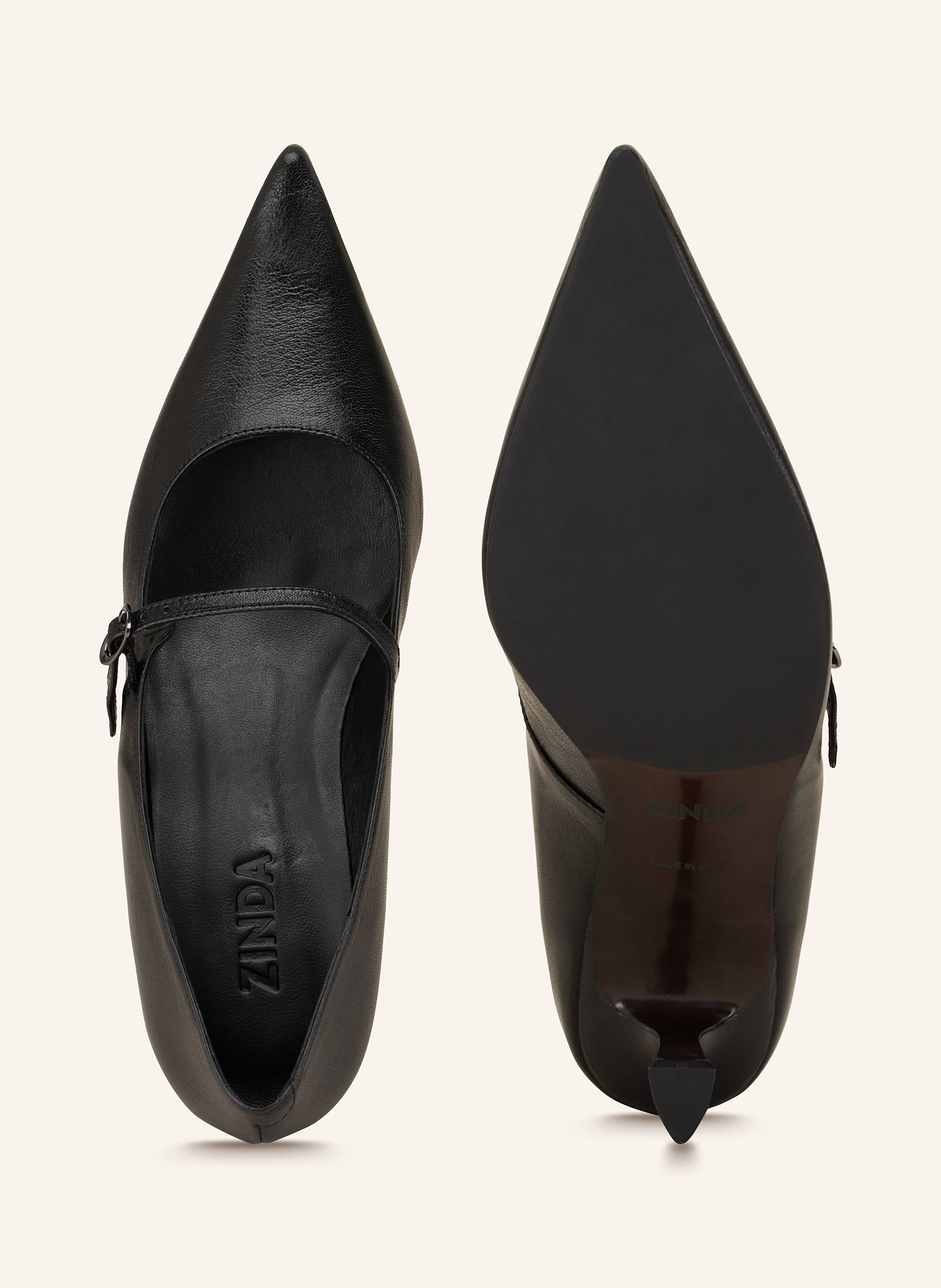 Thumbnail - Zinda Pumps Madras schwarz
