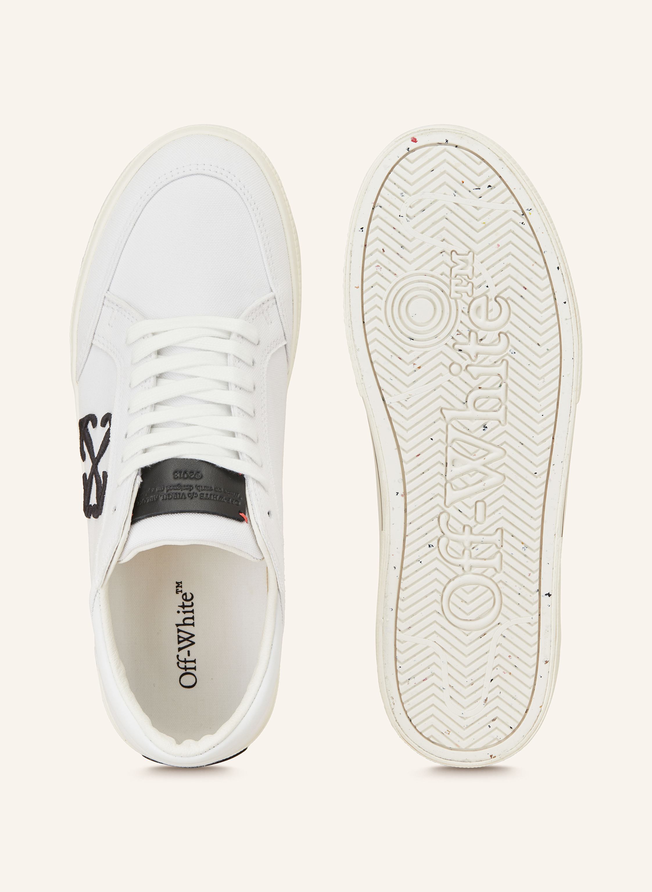 Thumbnail - Off-White Sneaker New Low Vulcanized weiss
