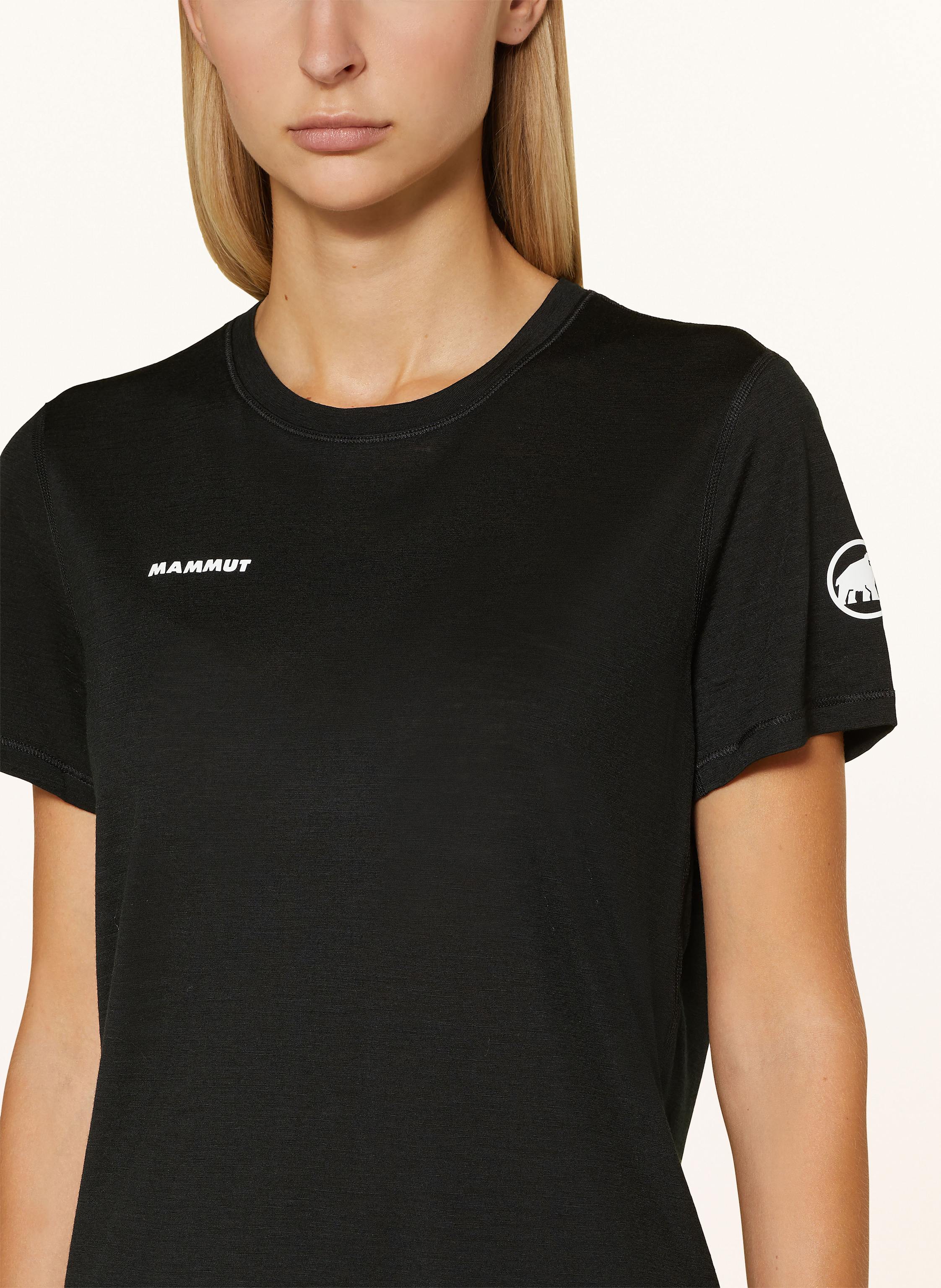 Thumbnail - Mammut T-Shirt Tree Wool Mit Merinowolle schwarz