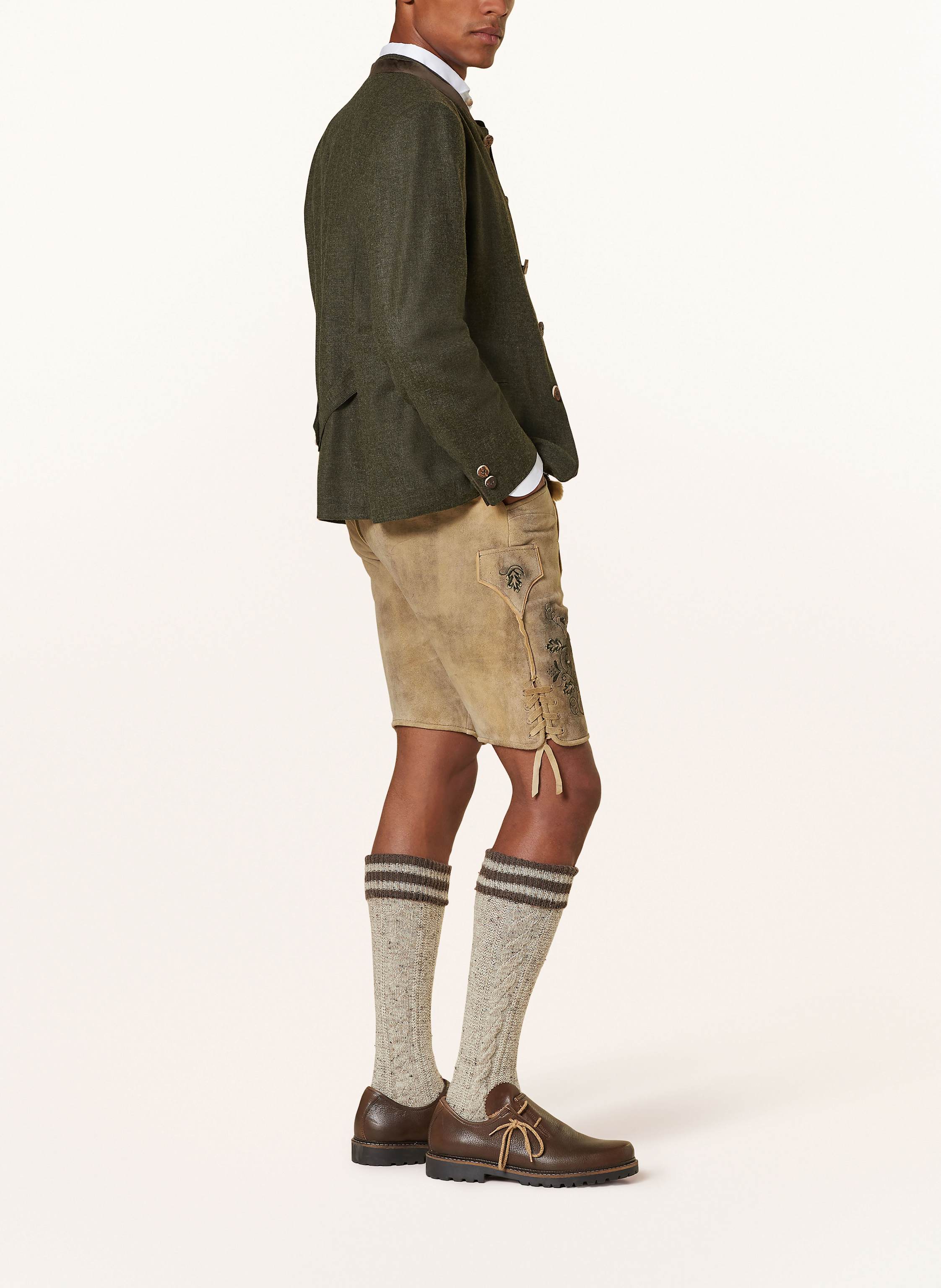 Thumbnail - Beckert Trachten-Lederhose Alberg braun