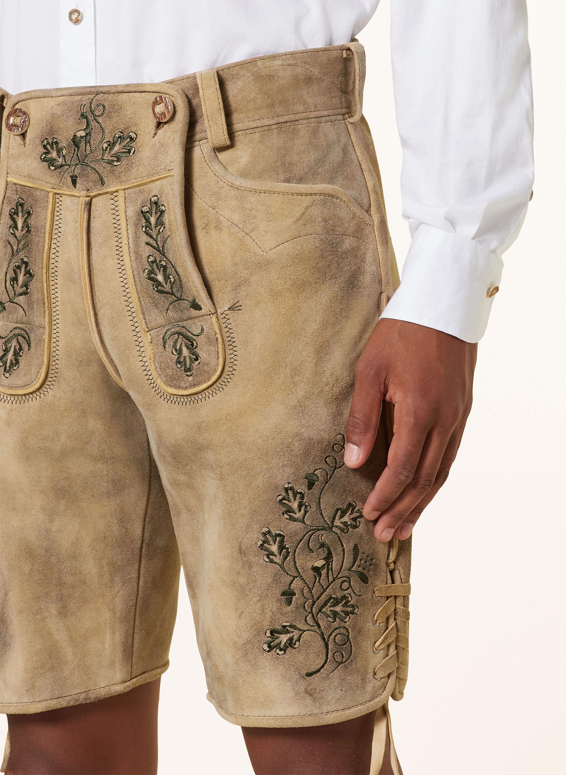 Thumbnail - Beckert Trachten-Lederhose Alberg braun