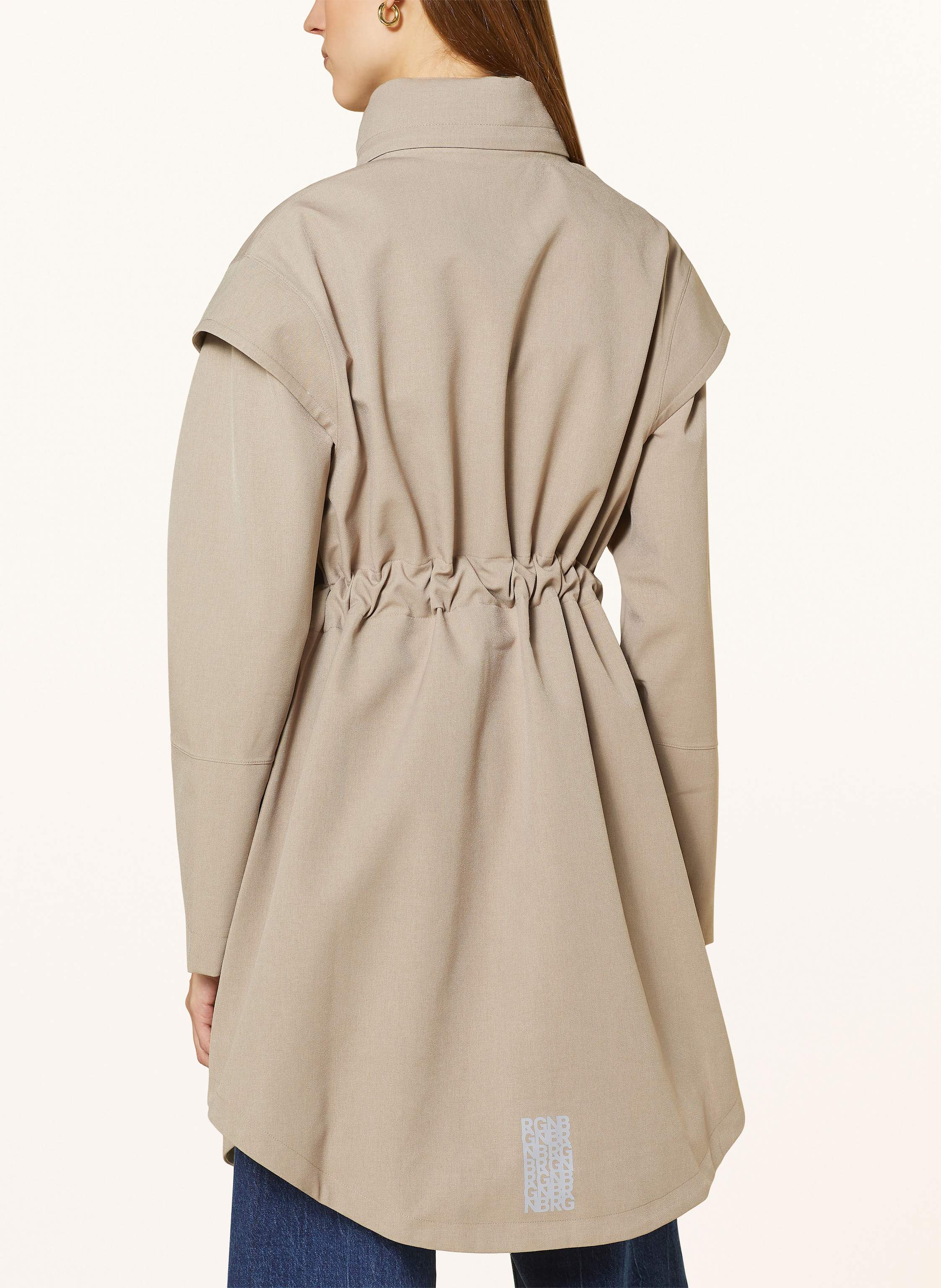 Thumbnail - Brgn Regenmantel Monsun beige