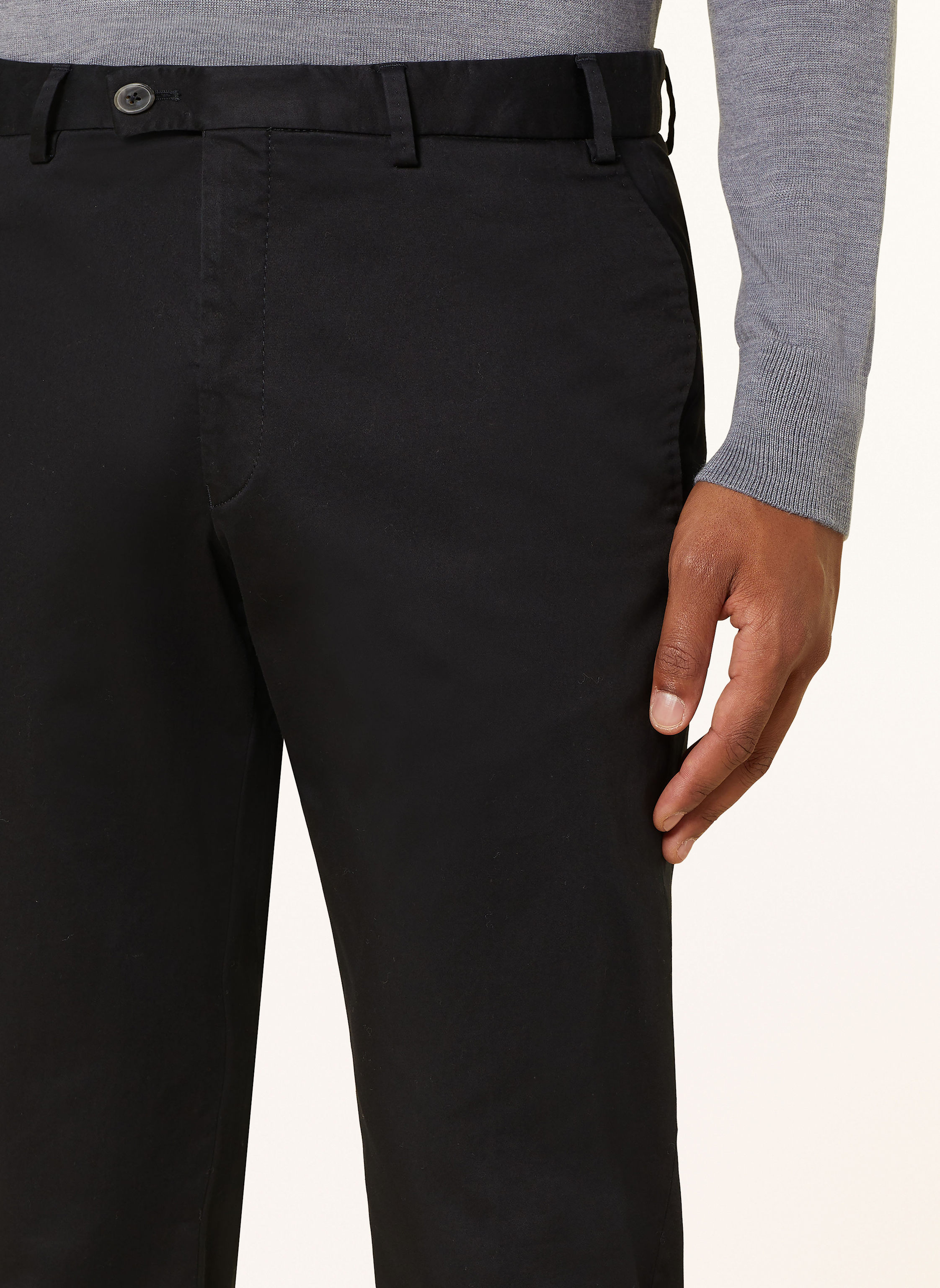 Thumbnail - Hiltl Chino Slim Fit schwarz
