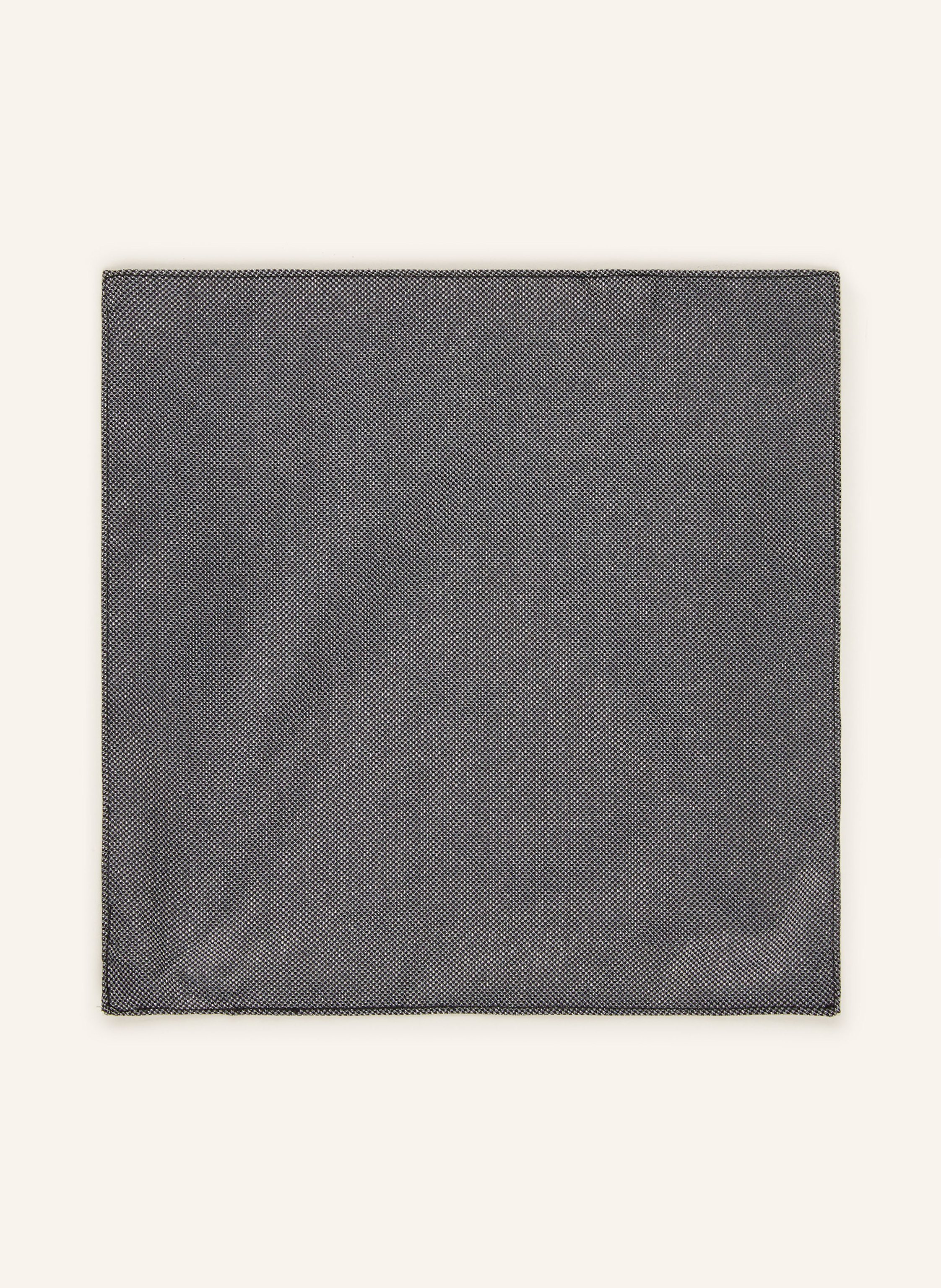 Thumbnail - Monti Set: Fliege Mit Einstecktuch Aus Seide schwarz