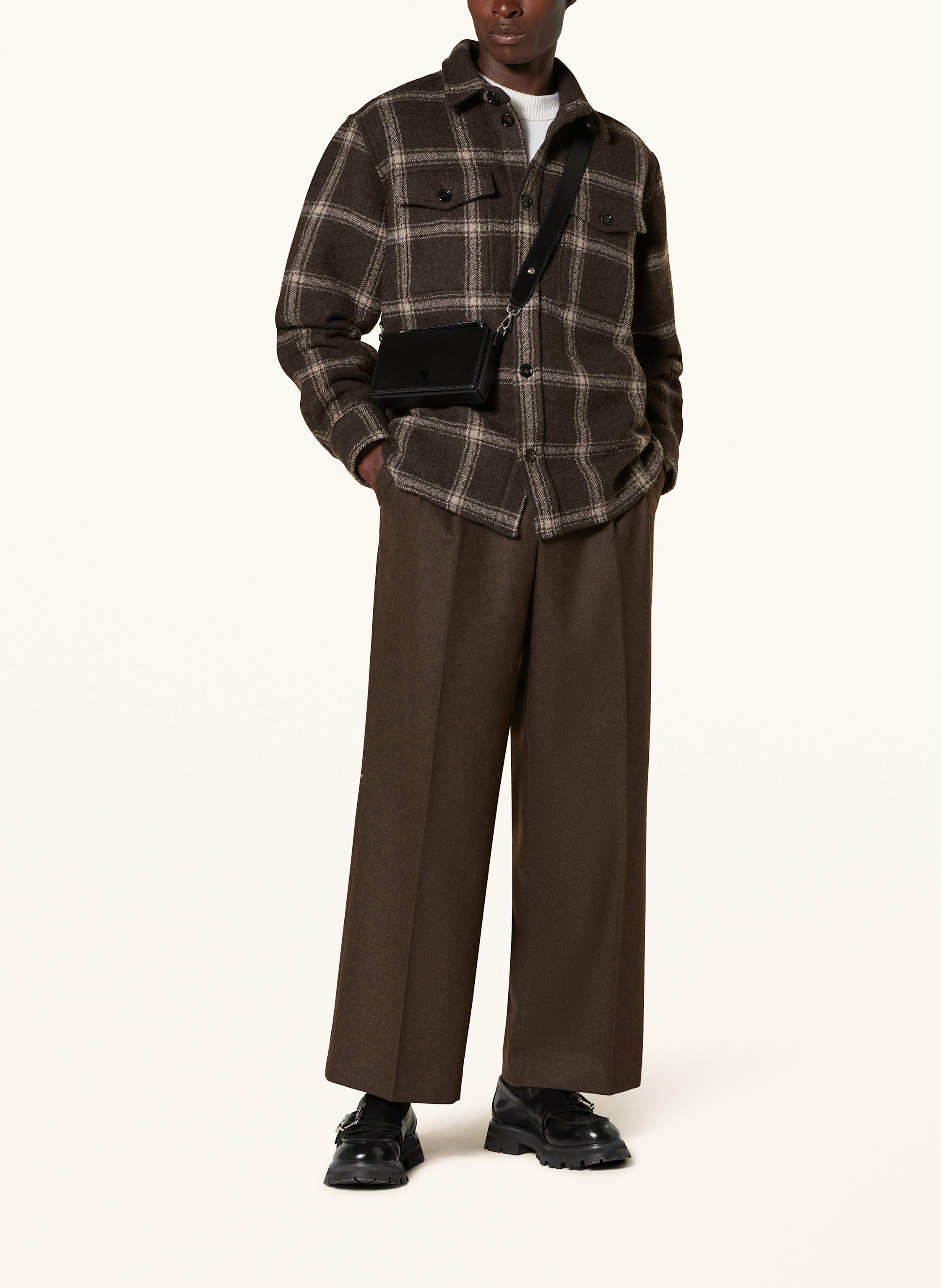 Thumbnail - Ami Paris Overjacket braun