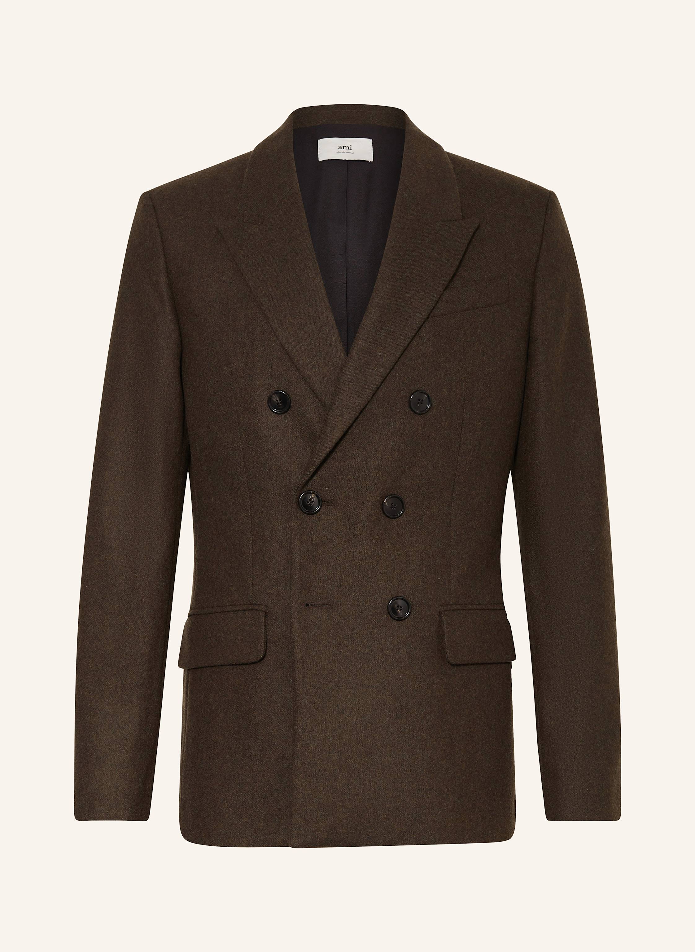AMI Paris Ami Paris Sakko Extra Slim Fit braun in DUNKELBRAUN
