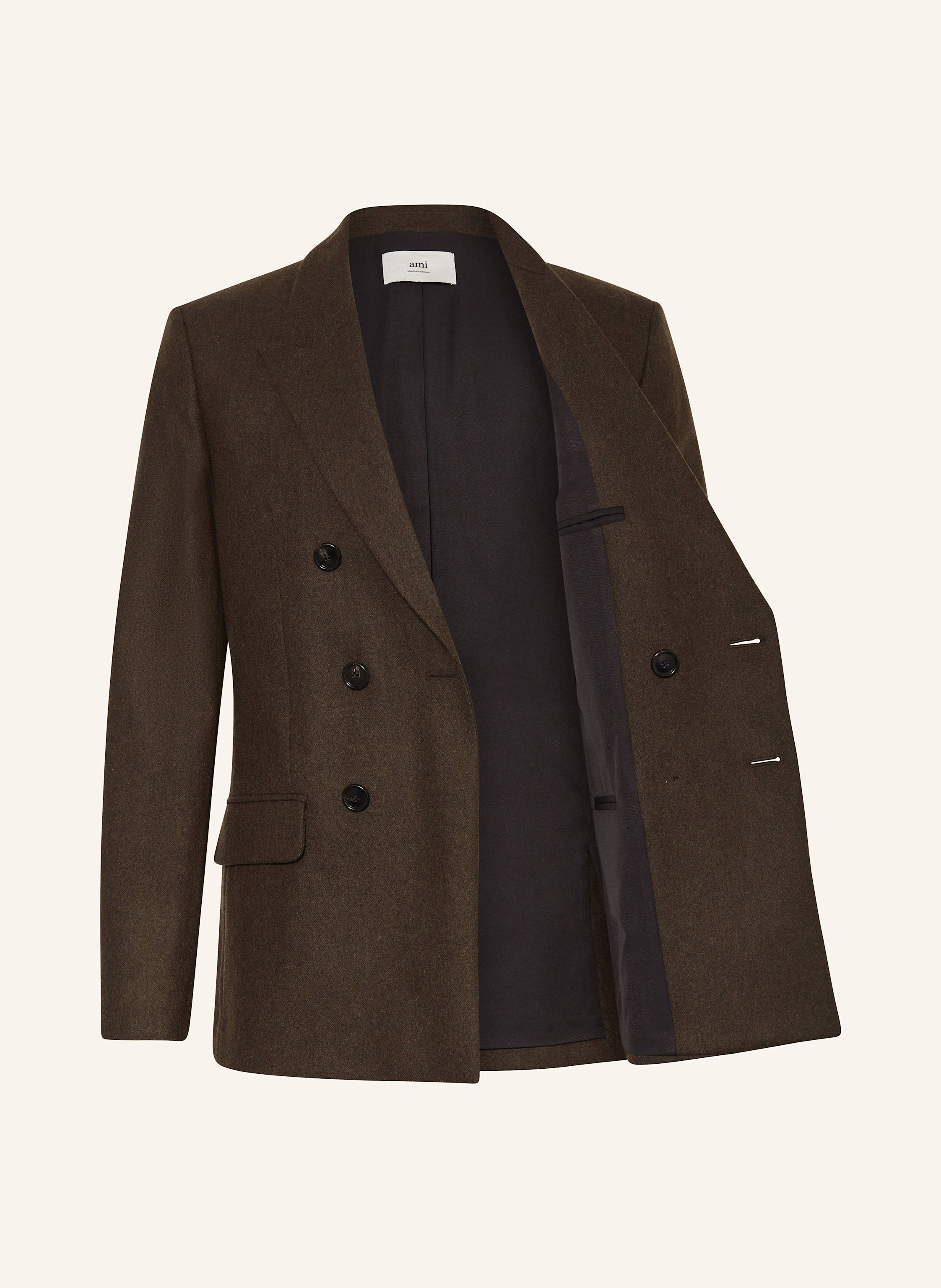 Thumbnail - Ami Paris Sakko Extra Slim Fit braun