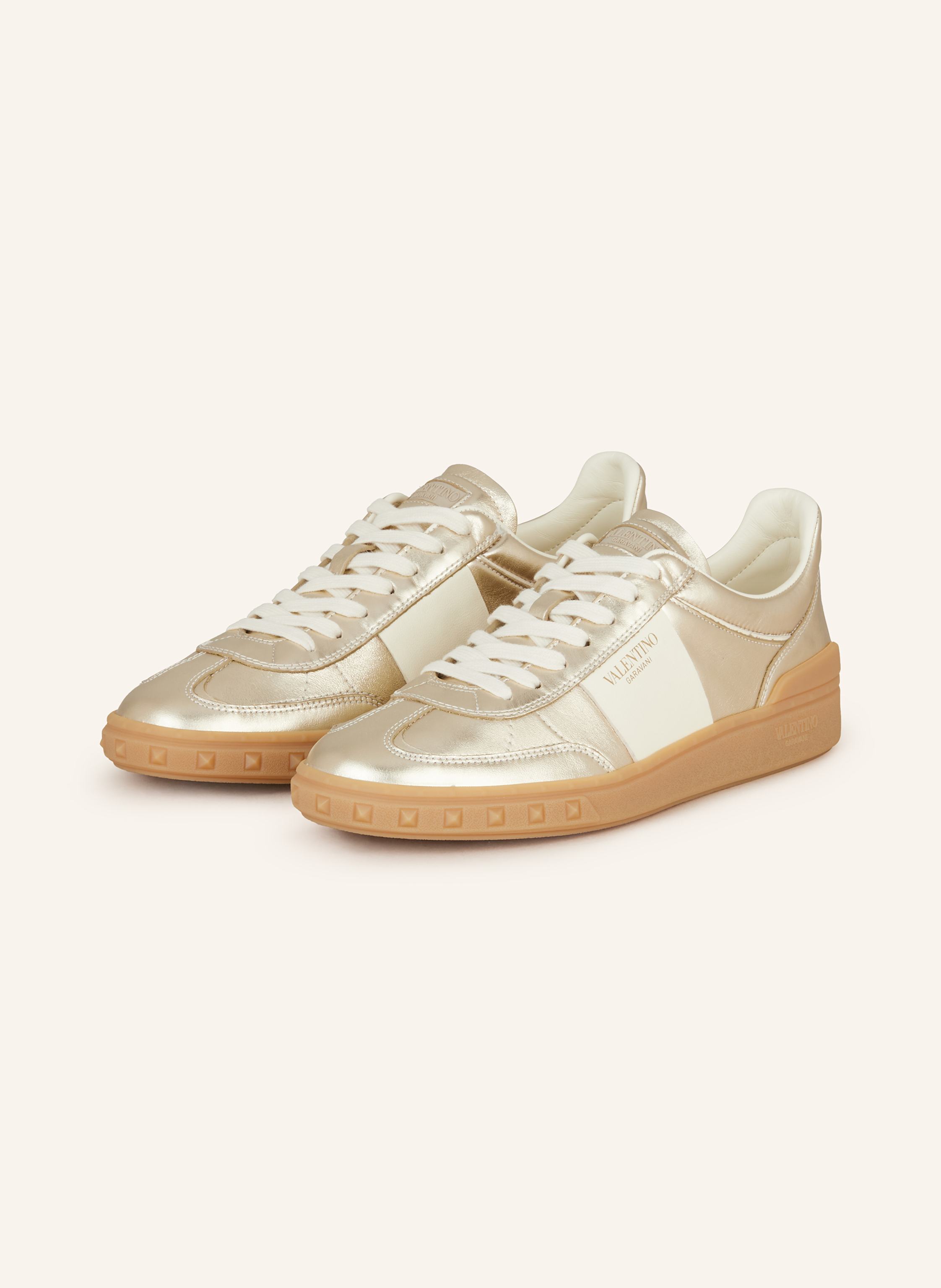 VALENTINO GARAVANI Sneakers UPVILLAGE in gold cream beige