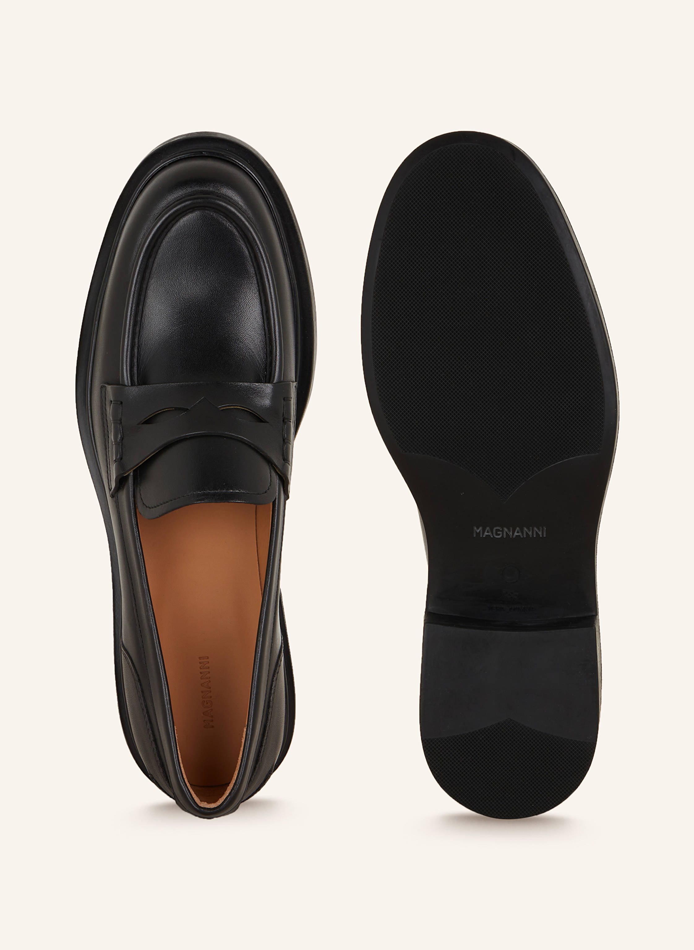 Thumbnail - Magnanni Penny-Loafer schwarz