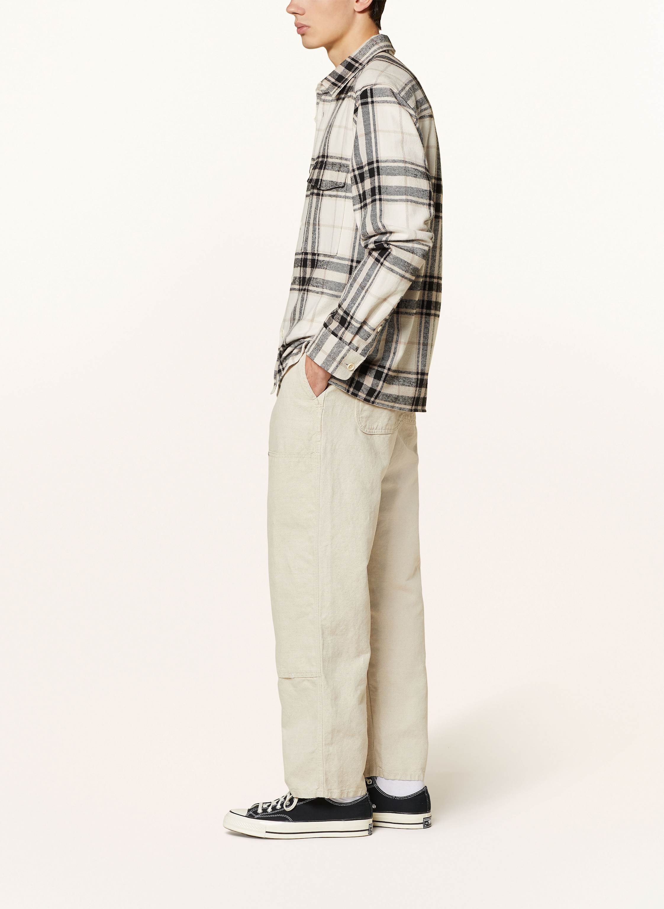Thumbnail - Carhartt Wip Hose Walter Regular Fit Mit Leinen beige