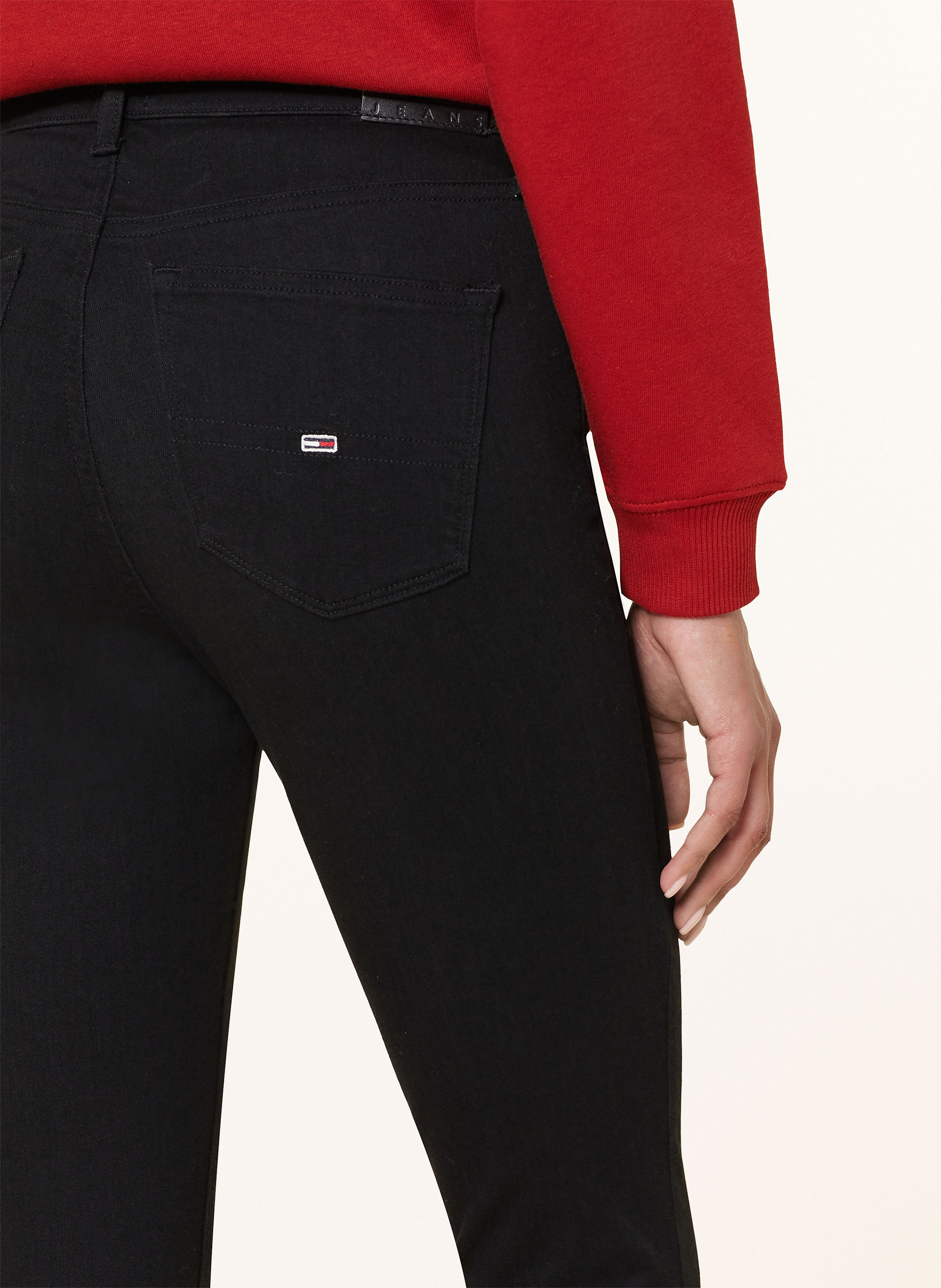 Thumbnail - Tommy Jeans Skinny Jeans Nora schwarz