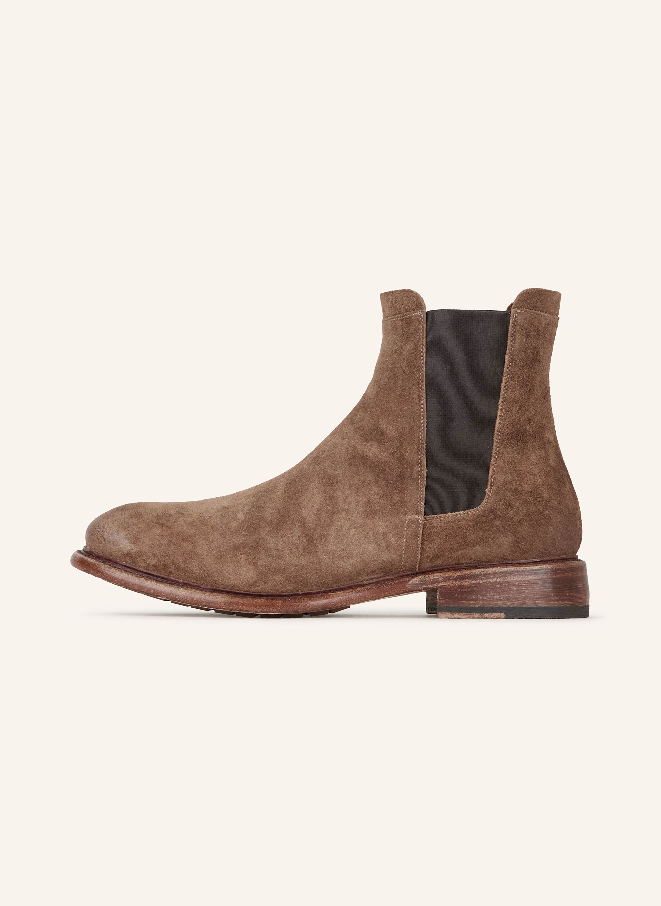 Thumbnail - Cordwainer Chelsea-Boots beige