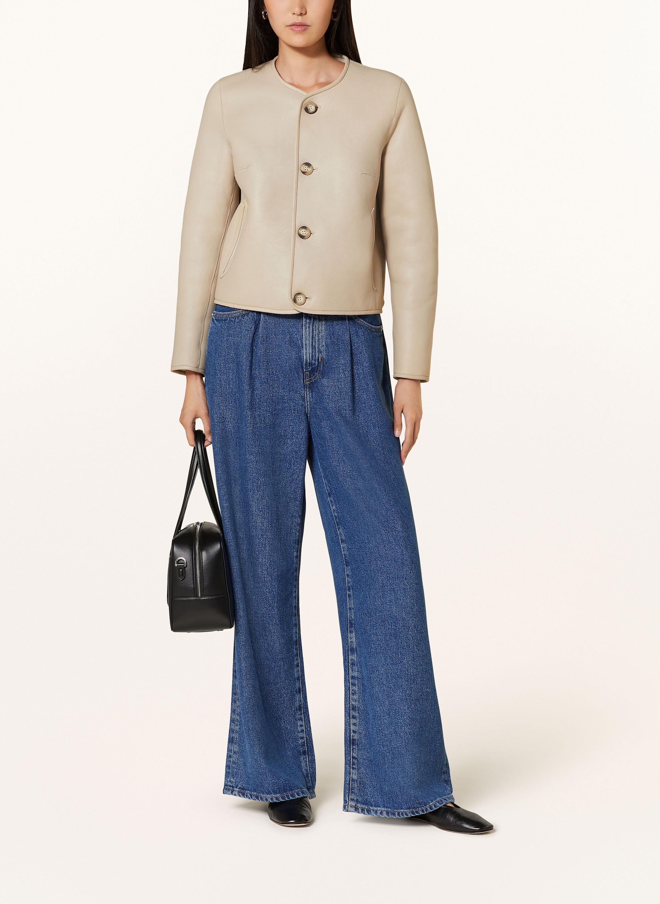 Thumbnail - Mrs & Hugs Lederjacke Zum Wenden weiss