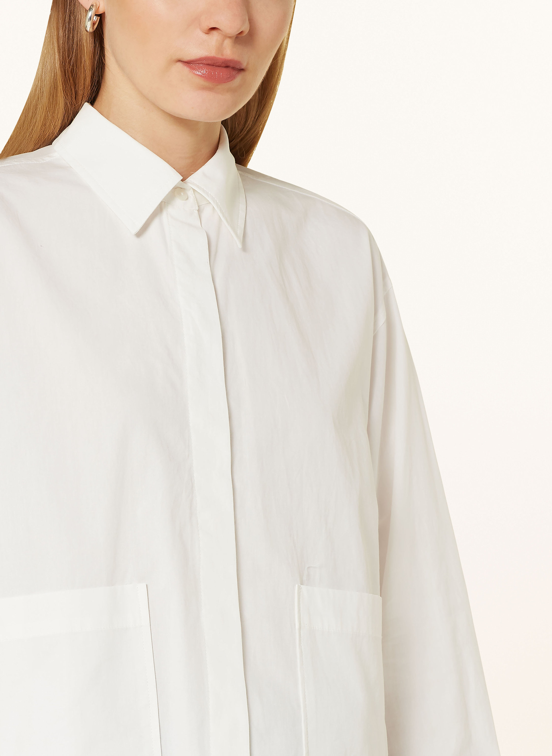Thumbnail - Y.A.S. Cropped-Hemdbluse weiss