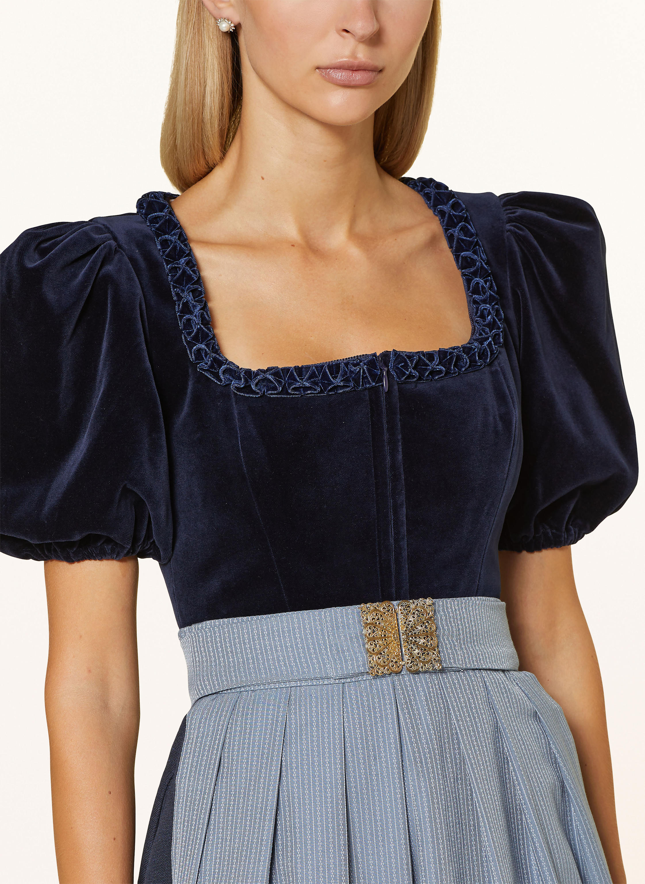 Thumbnail - Alpenherz Dirndl Mona blau