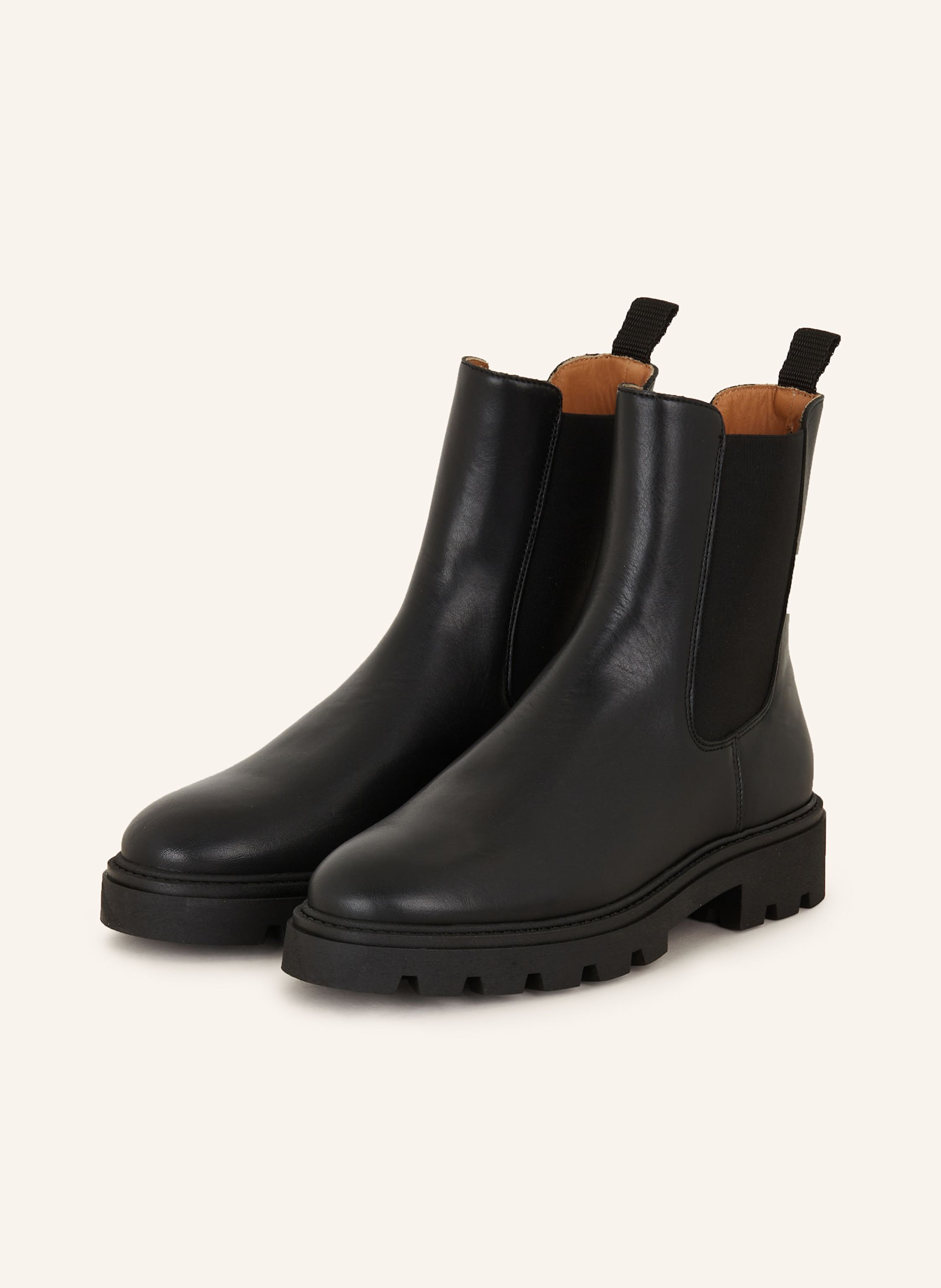 MRS & HUGS Chelsea-Boots in schwarz
