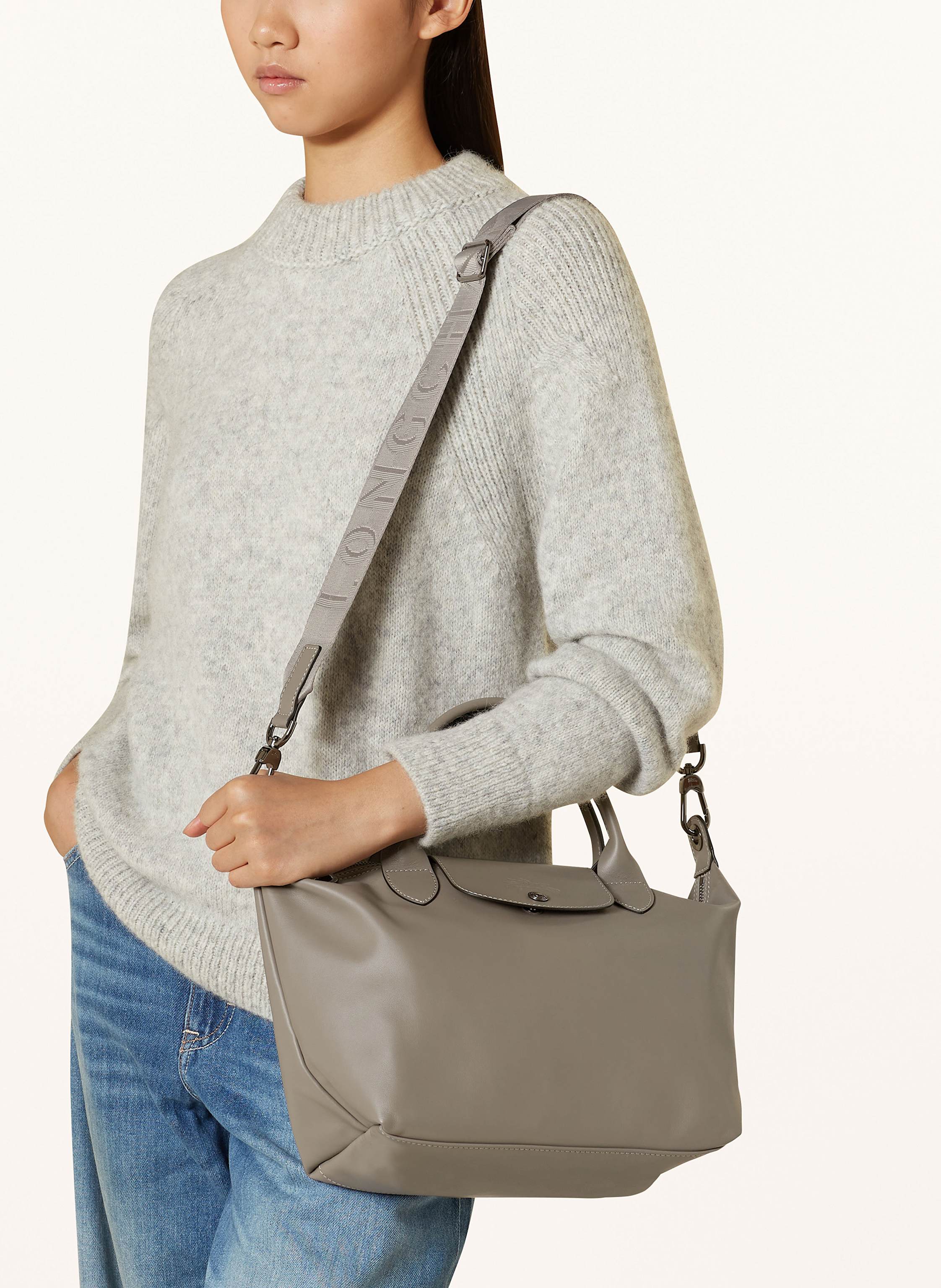 Thumbnail - Longchamp Handtasche Le Pliage Xs grau