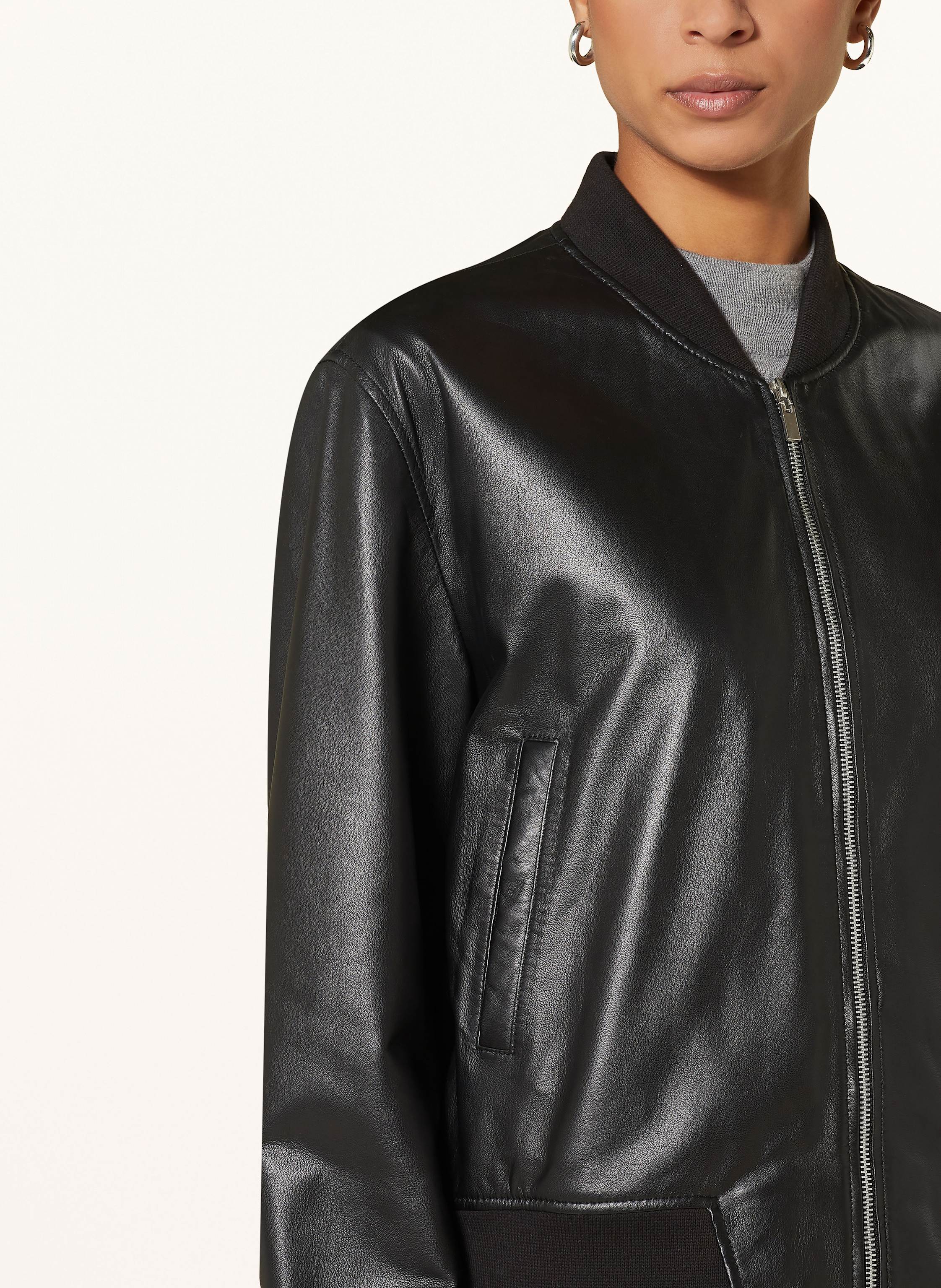 Thumbnail - Darling Harbour Lederblouson schwarz