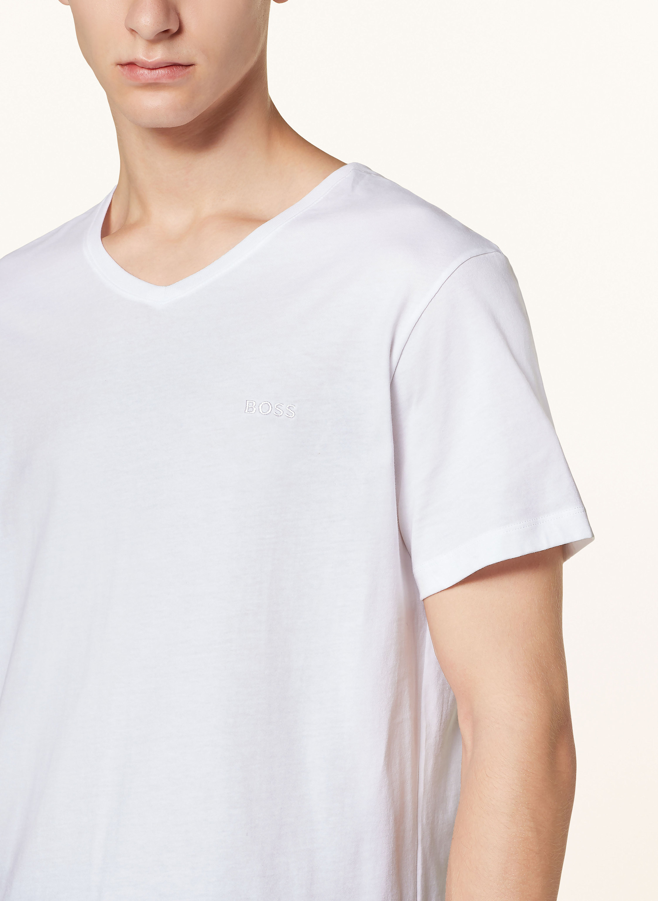 Thumbnail - Boss 2er-Pack T-Shirts Comfort weiss