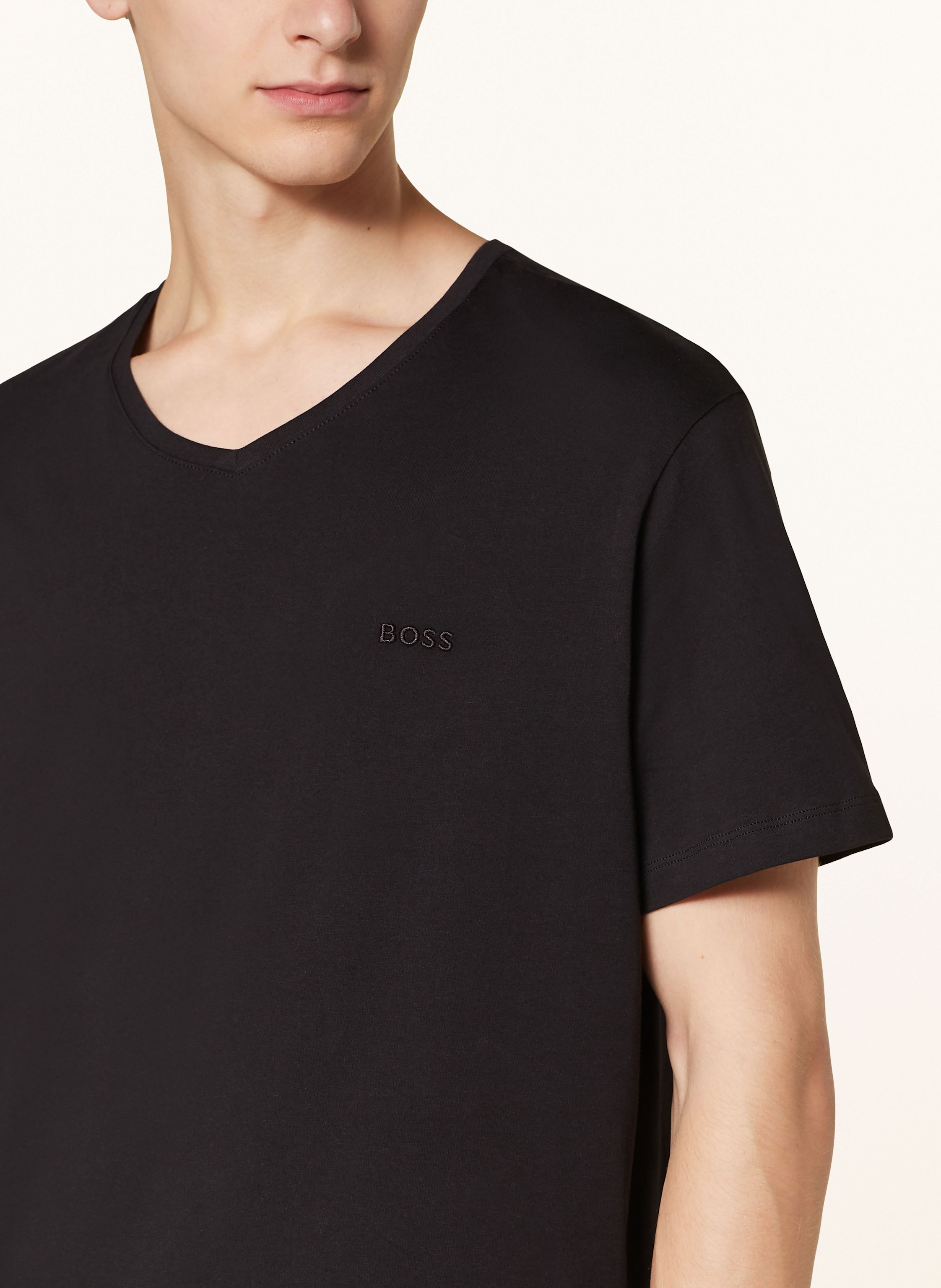 Thumbnail - Boss 2er-Pack T-Shirts Comfort schwarz