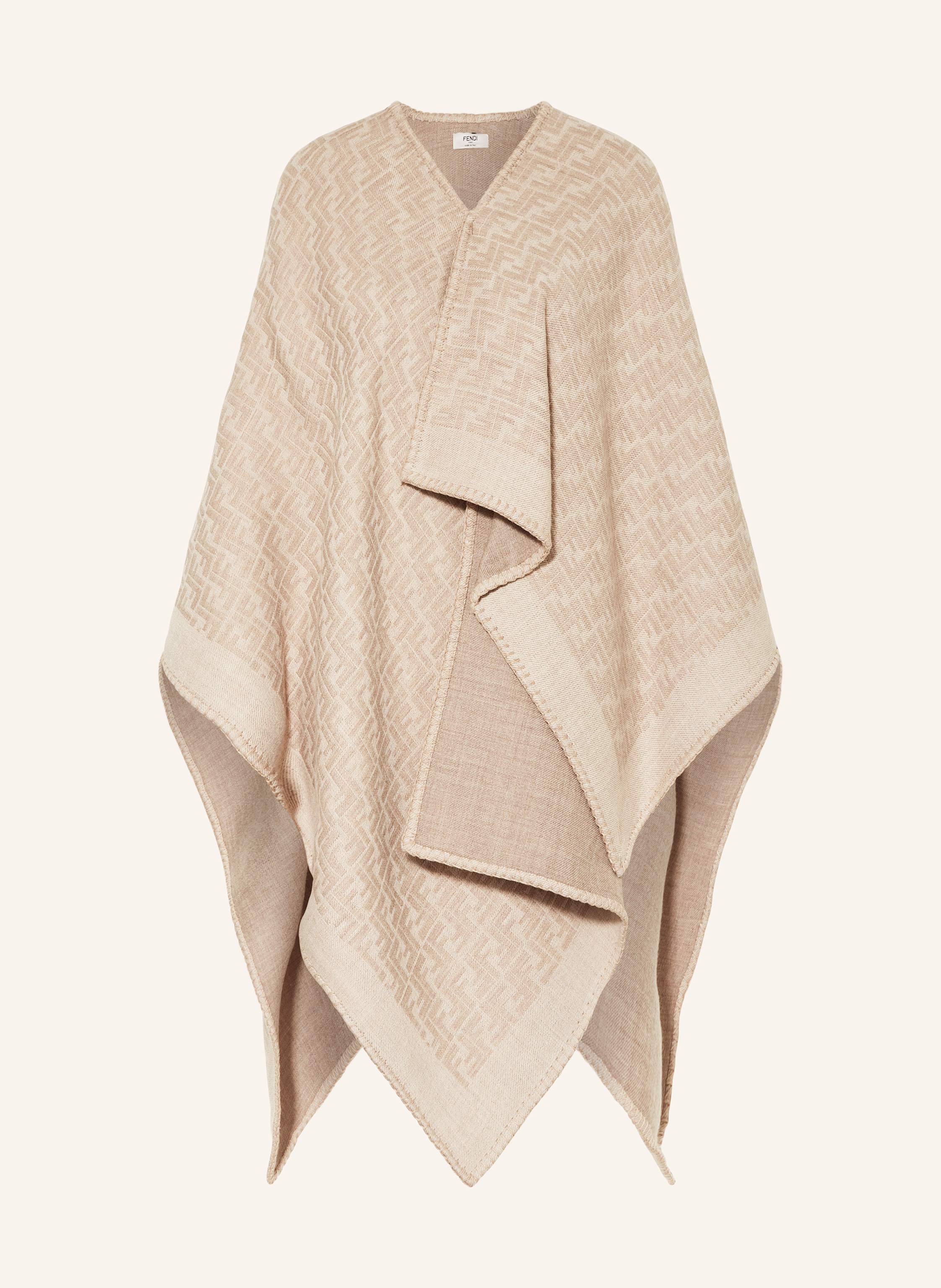 Fendi logo cape clearance