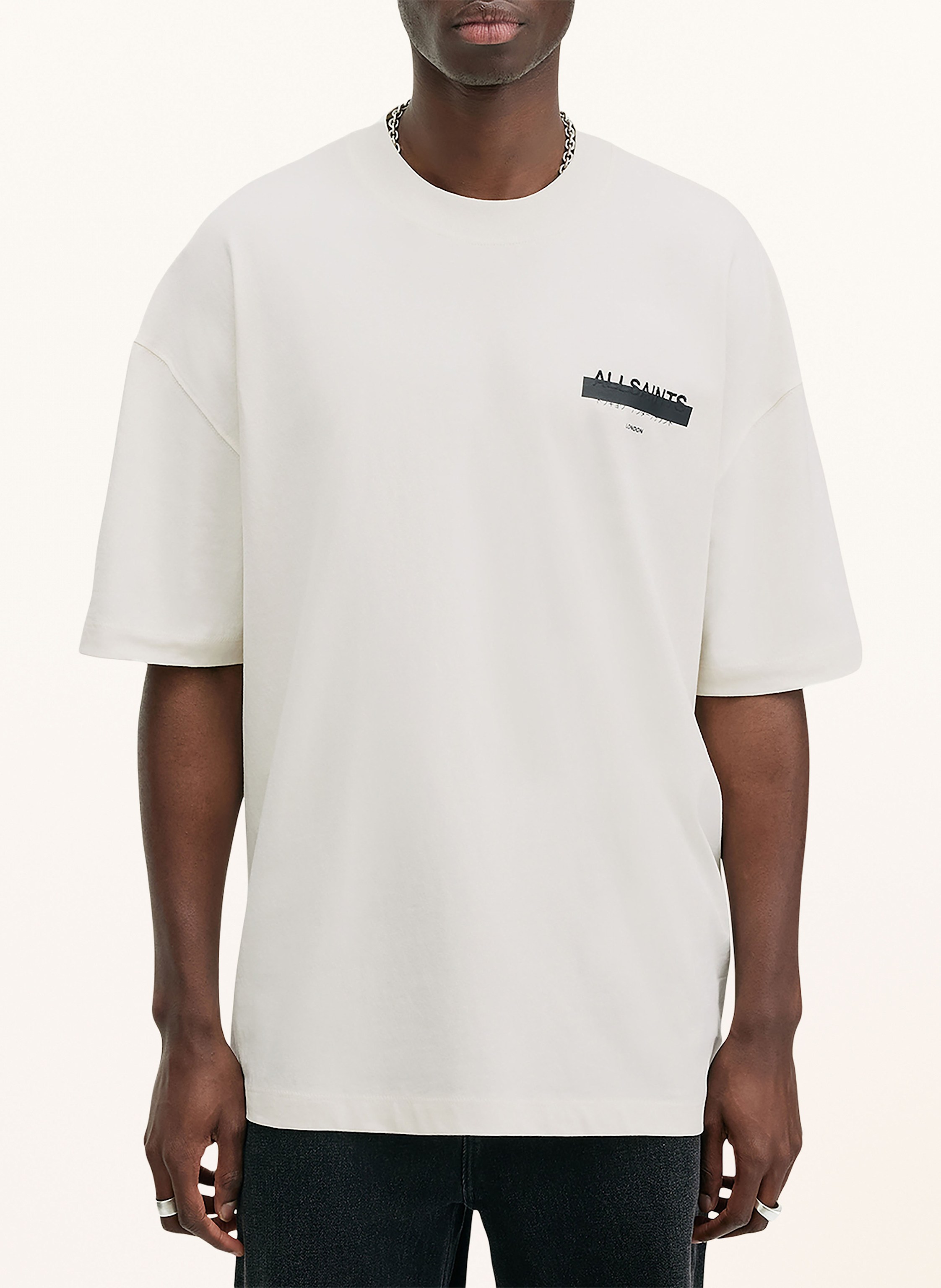 Thumbnail - Allsaints T-Shirt Redact weiss