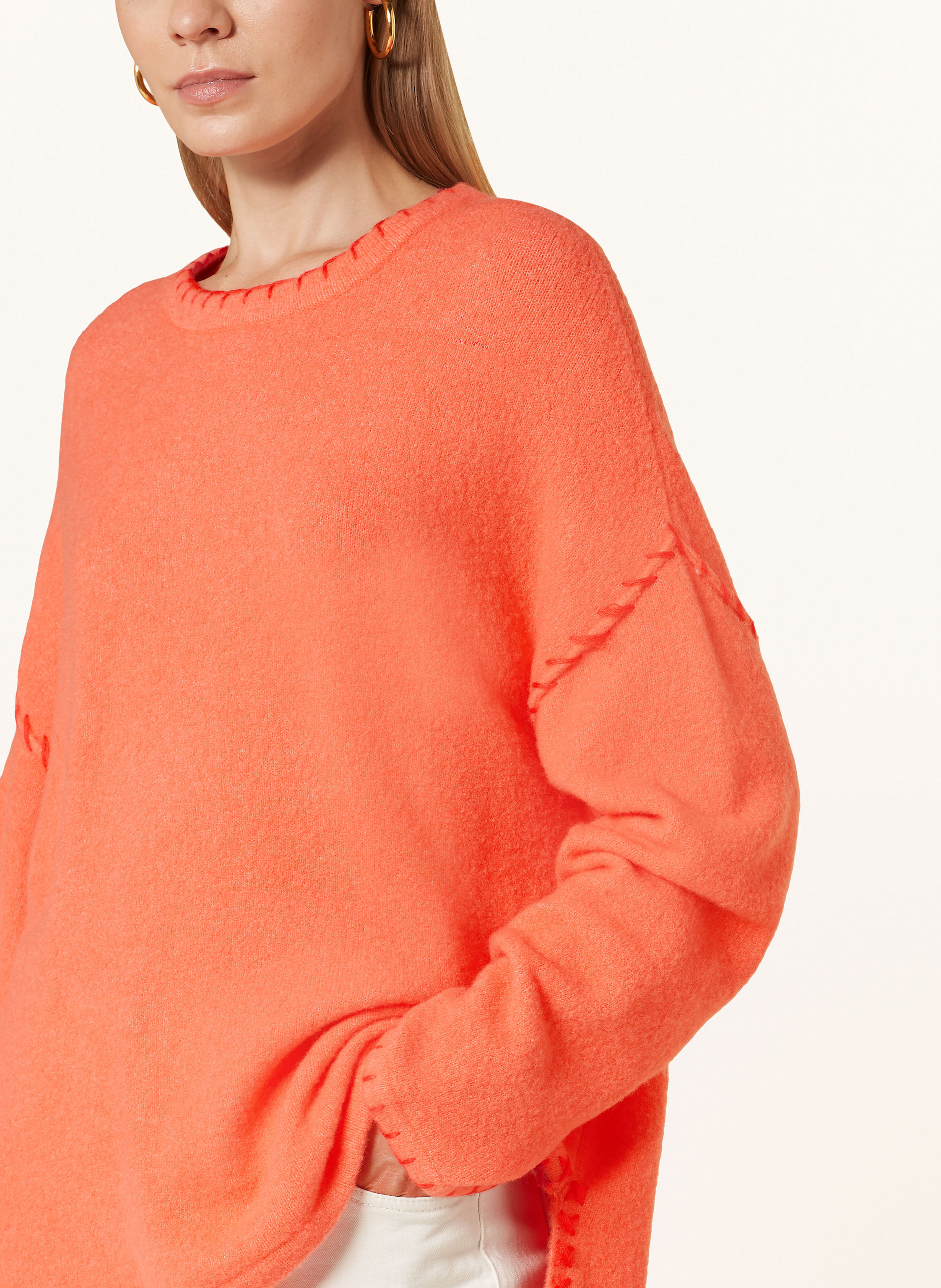 Thumbnail - Grace Oversized-Pullover orange