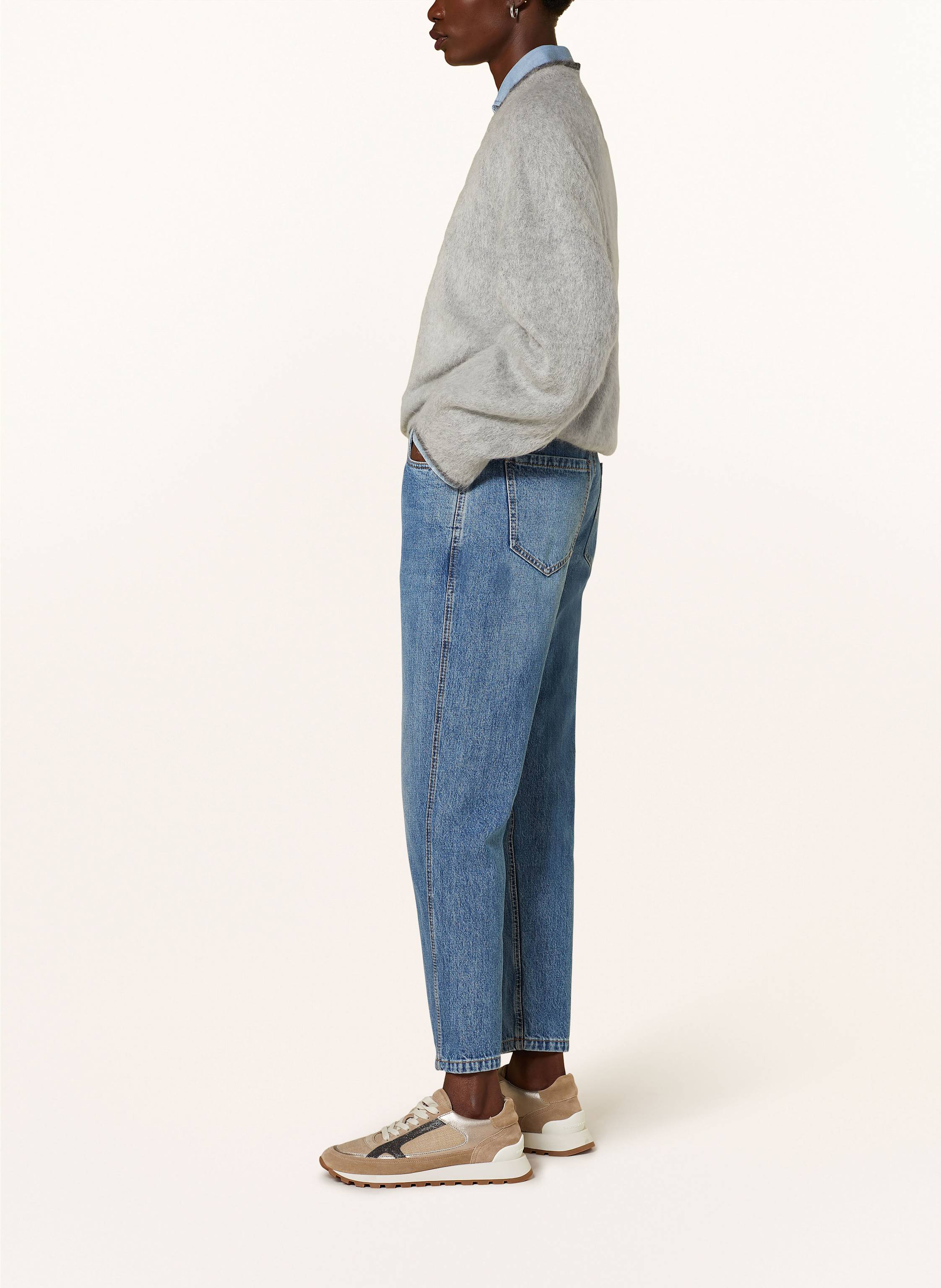 Thumbnail - Brunello Cucinelli Straight Jeans blau