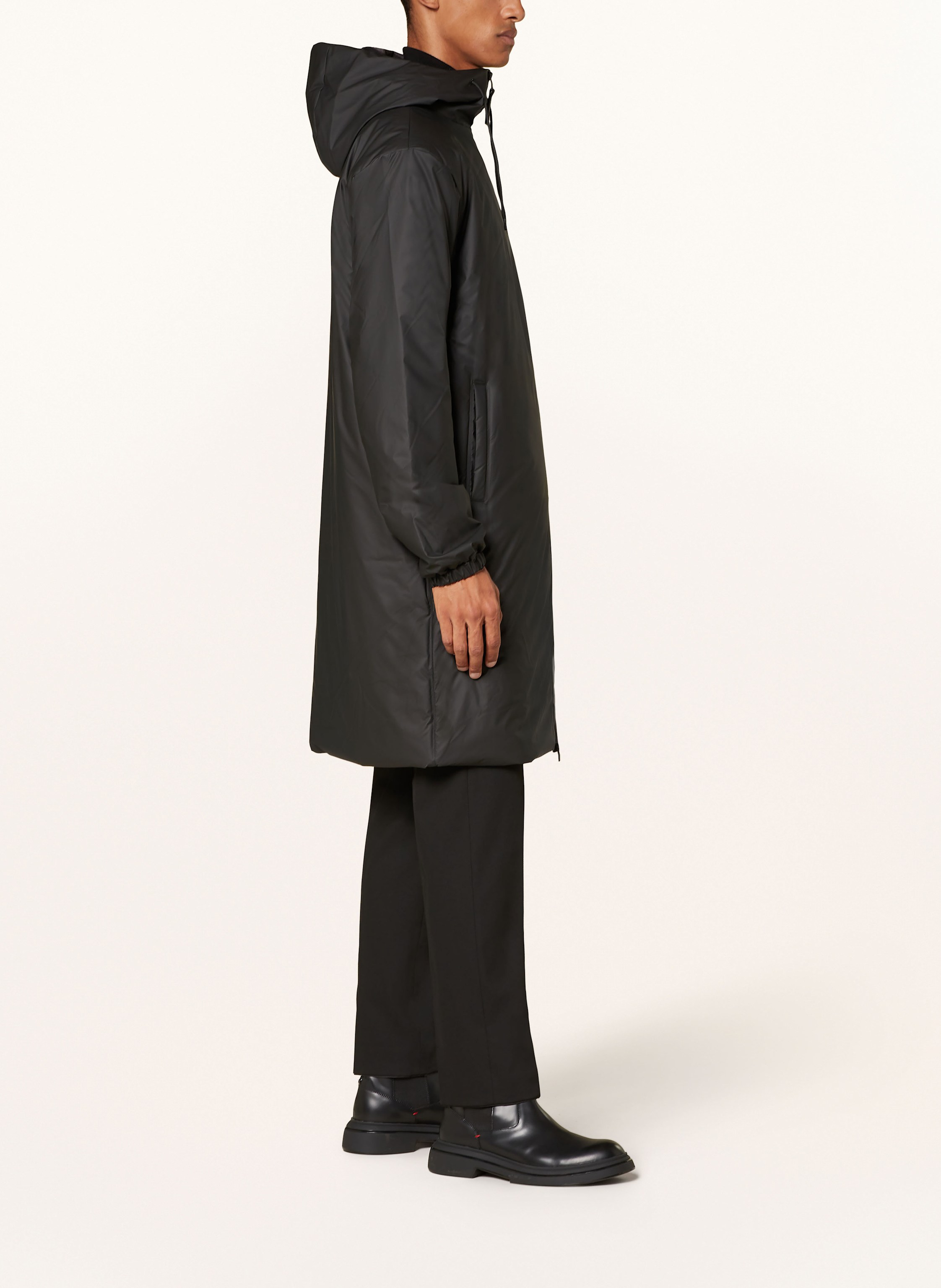 Thumbnail - Rains Regenmantel schwarz