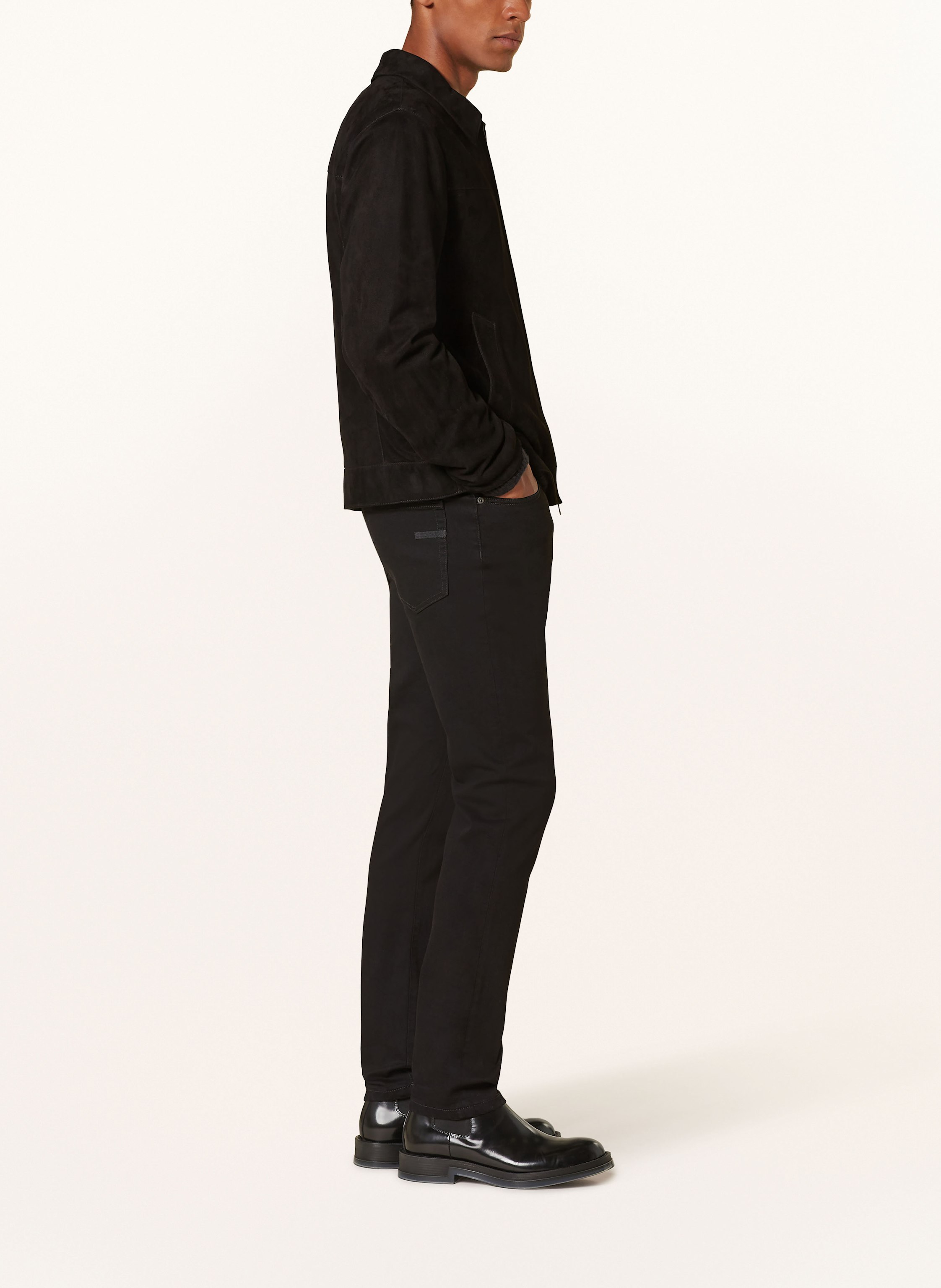 Thumbnail - Zegna Jeans Roccia Slim Fit schwarz