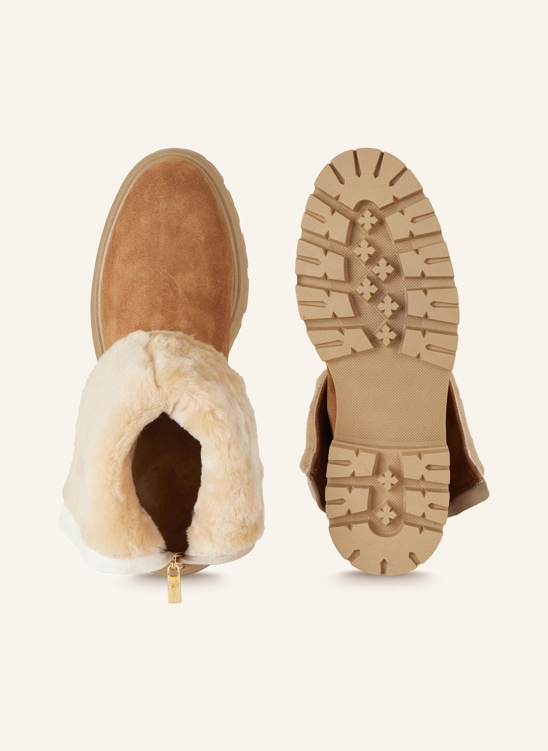 Thumbnail - Darling Harbour Plateau-Boots Laika beige