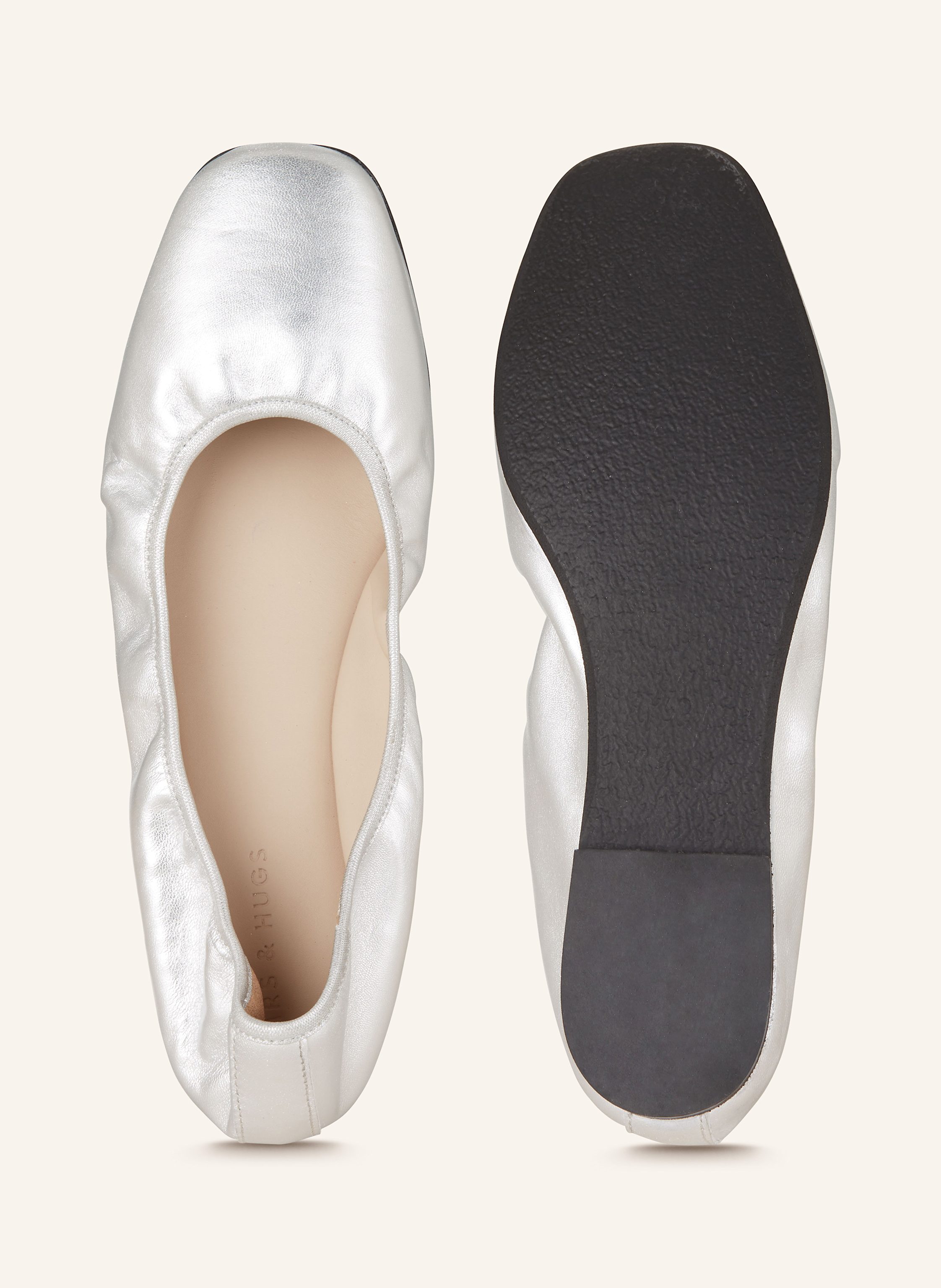 Thumbnail - Mrs & Hugs Ballerinas silber