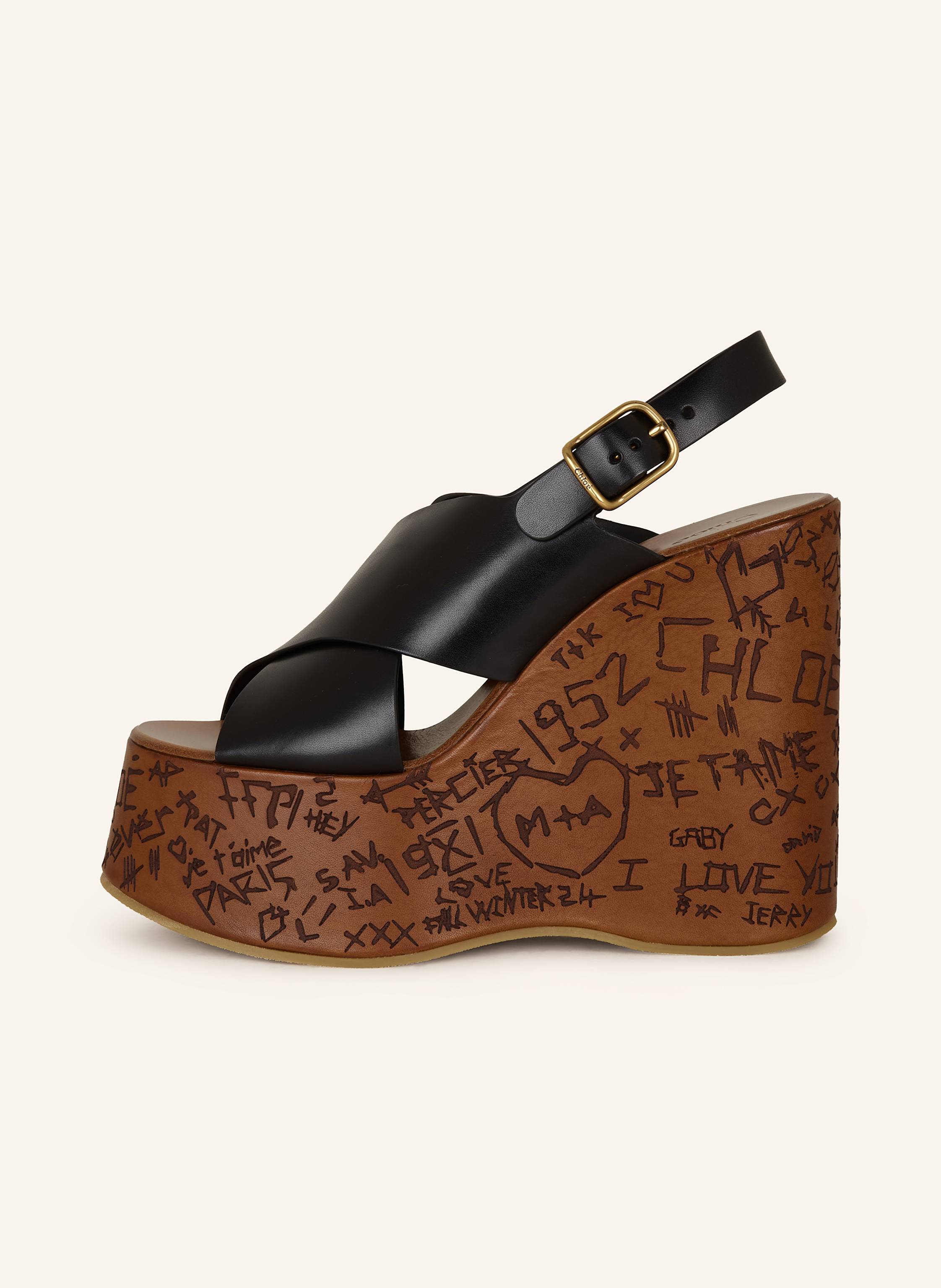 Thumbnail - Chloé Wedges Maxime schwarz