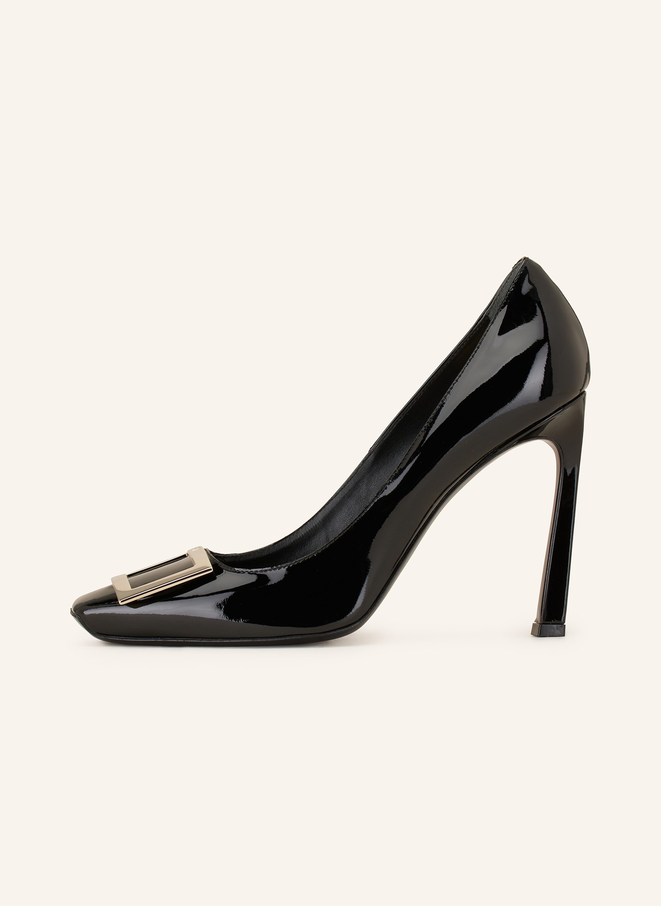 Thumbnail - Roger Vivier Lack-Pumps Trompette schwarz