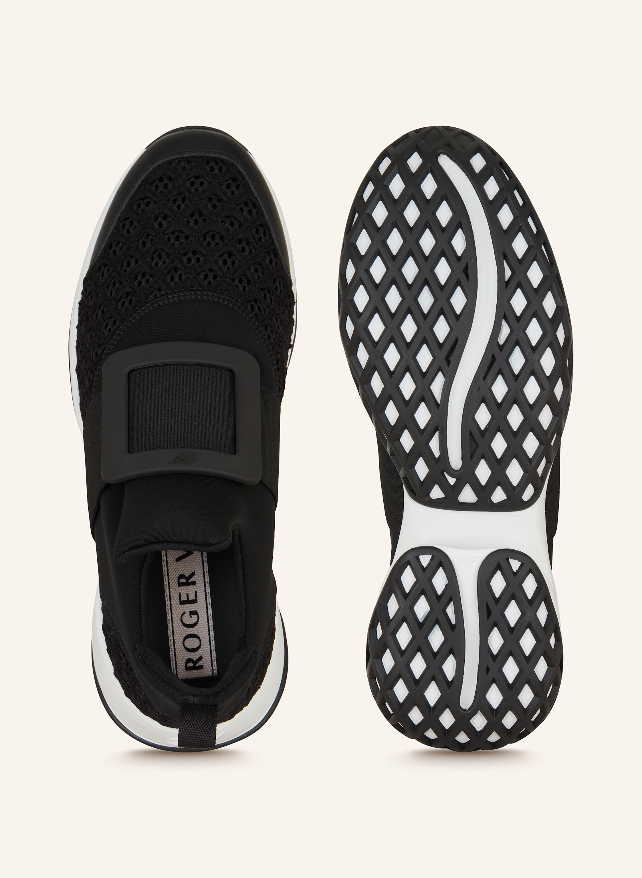 Thumbnail - Roger Vivier Slip-On-Sneaker schwarz